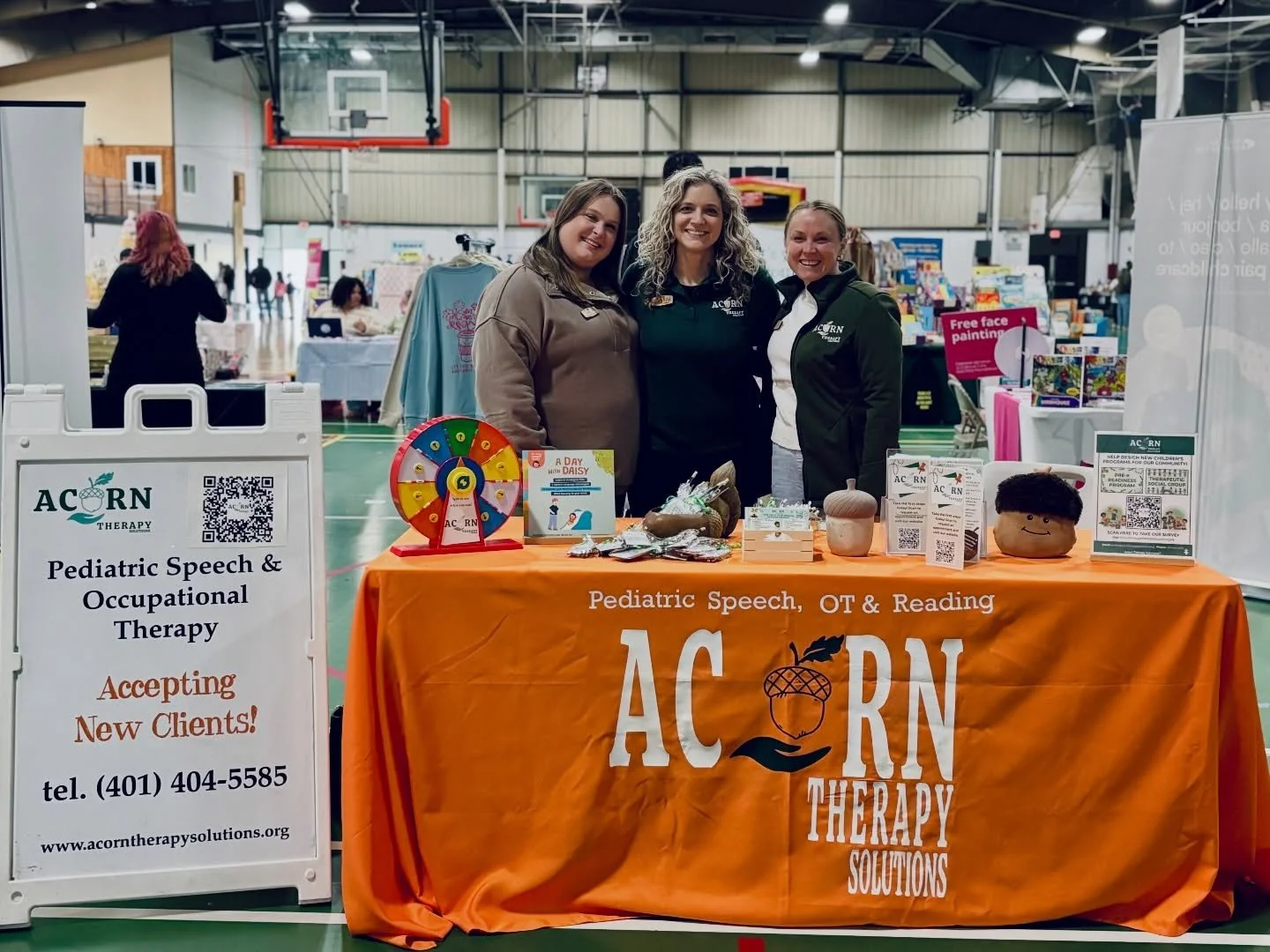 We&rsquo;re here at the Kids Expo! 🥳
Come see the friendly faces of Acorn Therapy Solutions! 👋 We&rsquo;re so excited to be here and chat with families about our specialized pediatric services:
👉 Speech Therapy
👉 Occupational Therapy
👉 Reading S