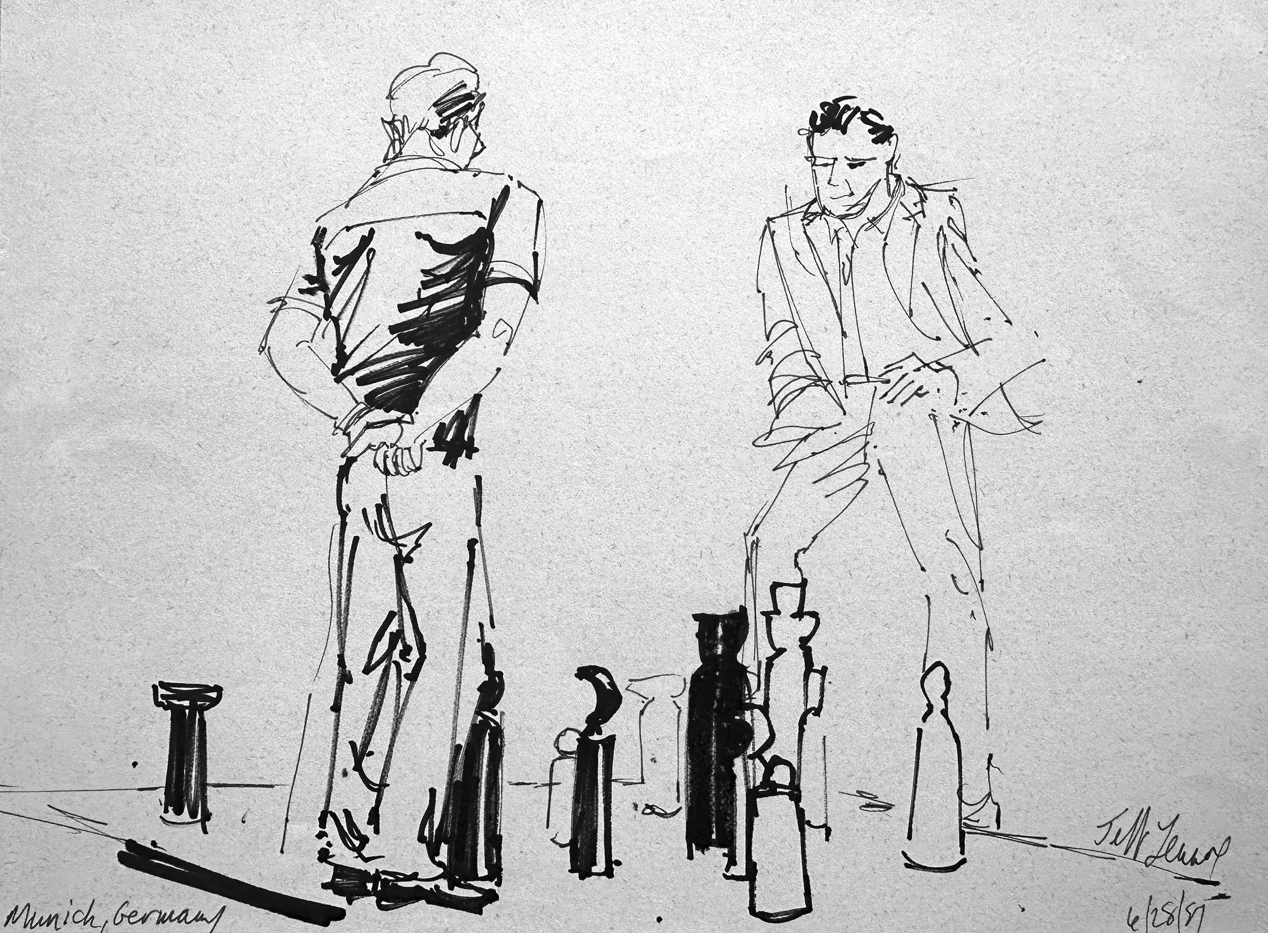 Munich, Germany_Outdoor chess match