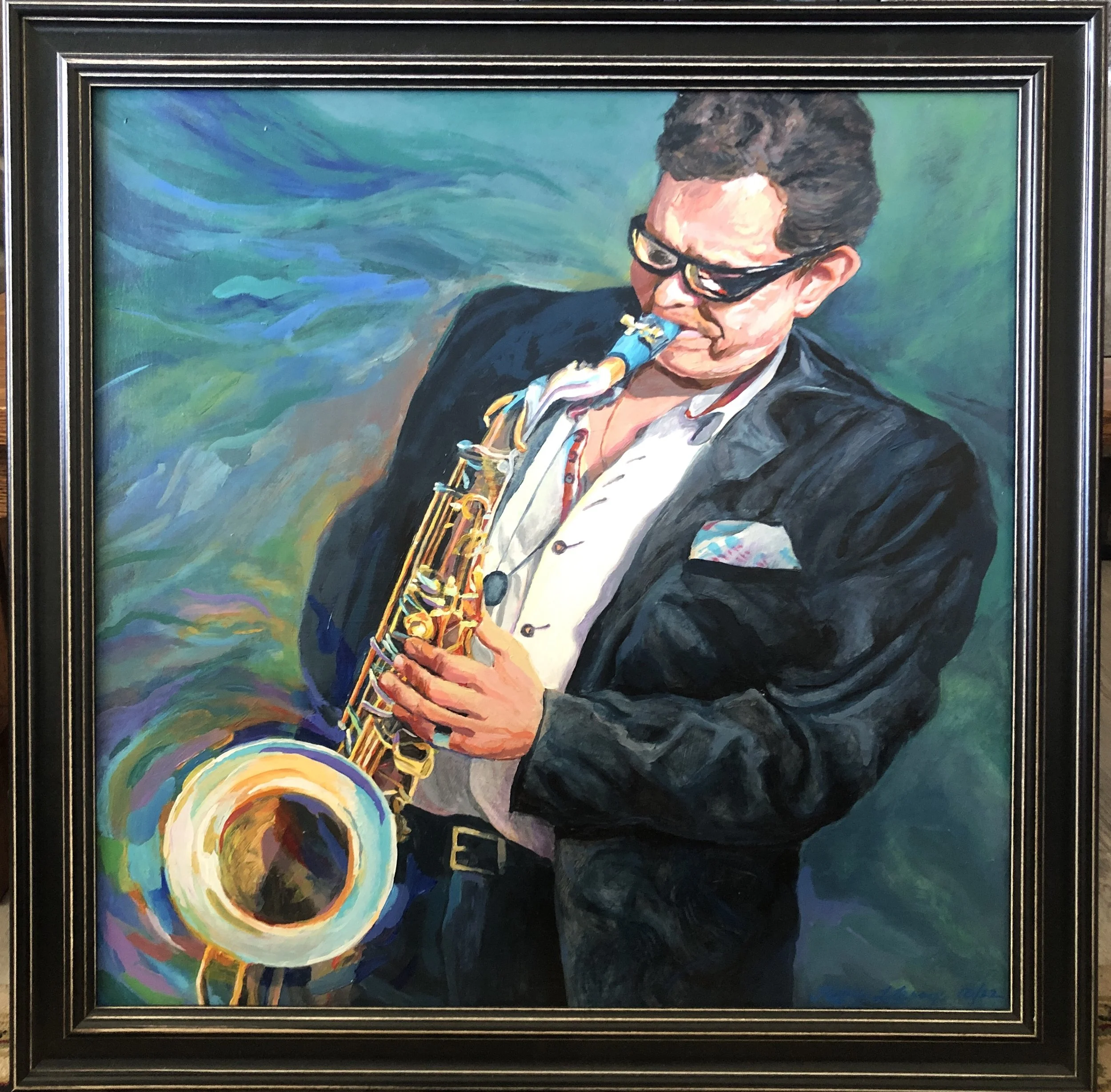 Bob DeAngelis: 24” x 24” acrylic on canvas (SOLD)