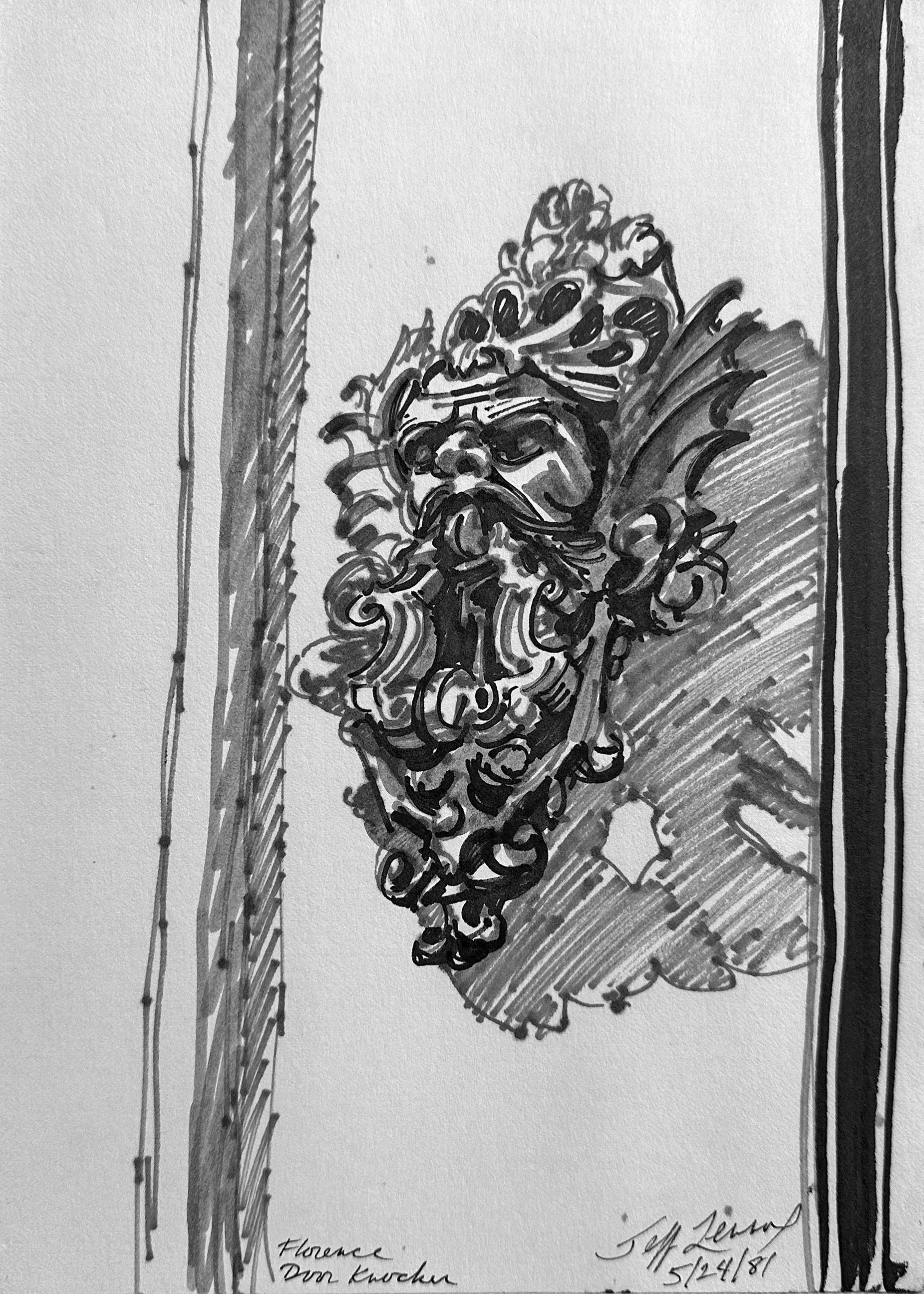 Florence, Italy_door knocker