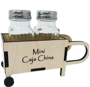 Mini Caja China Salt and Pepper Shaker