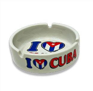 Ceramic Cigar “I love Cuba” Design
