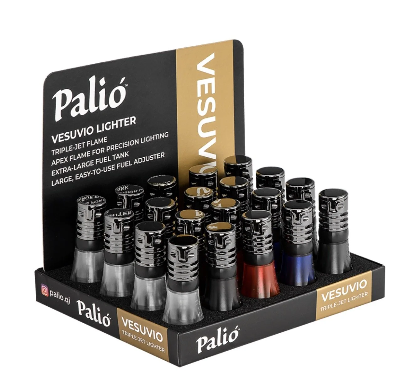 Palio Vesuvio 20 Count Triple Torch Lighters