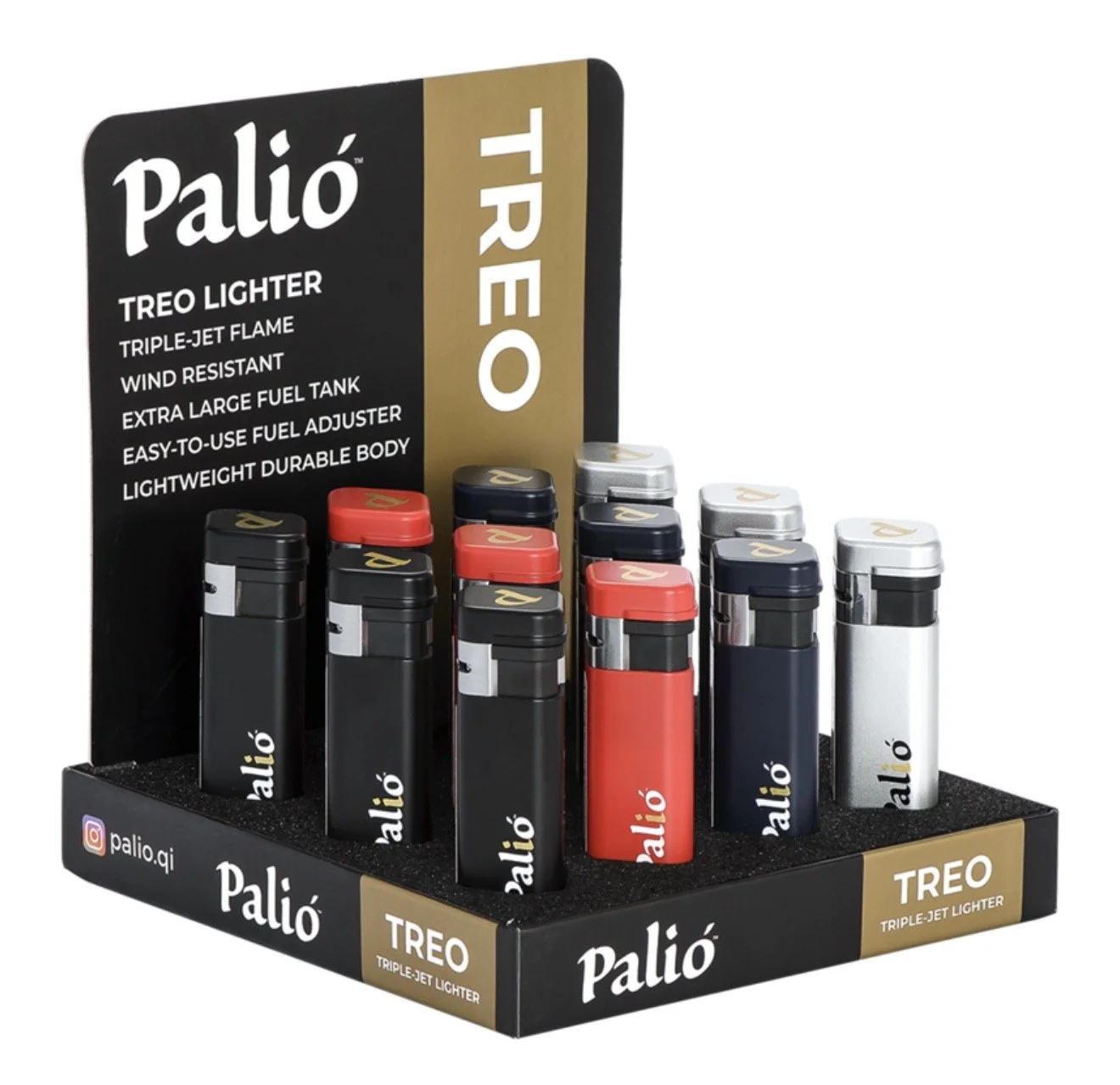 Paleo Treo 12 Count Triple Torch Lighters