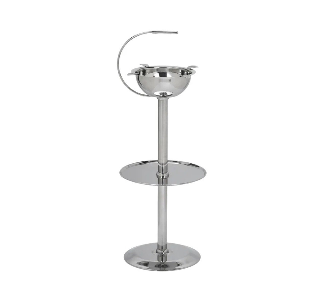 Stinky Cigar Ashtray Silver Floor Standing with Windproof Design
