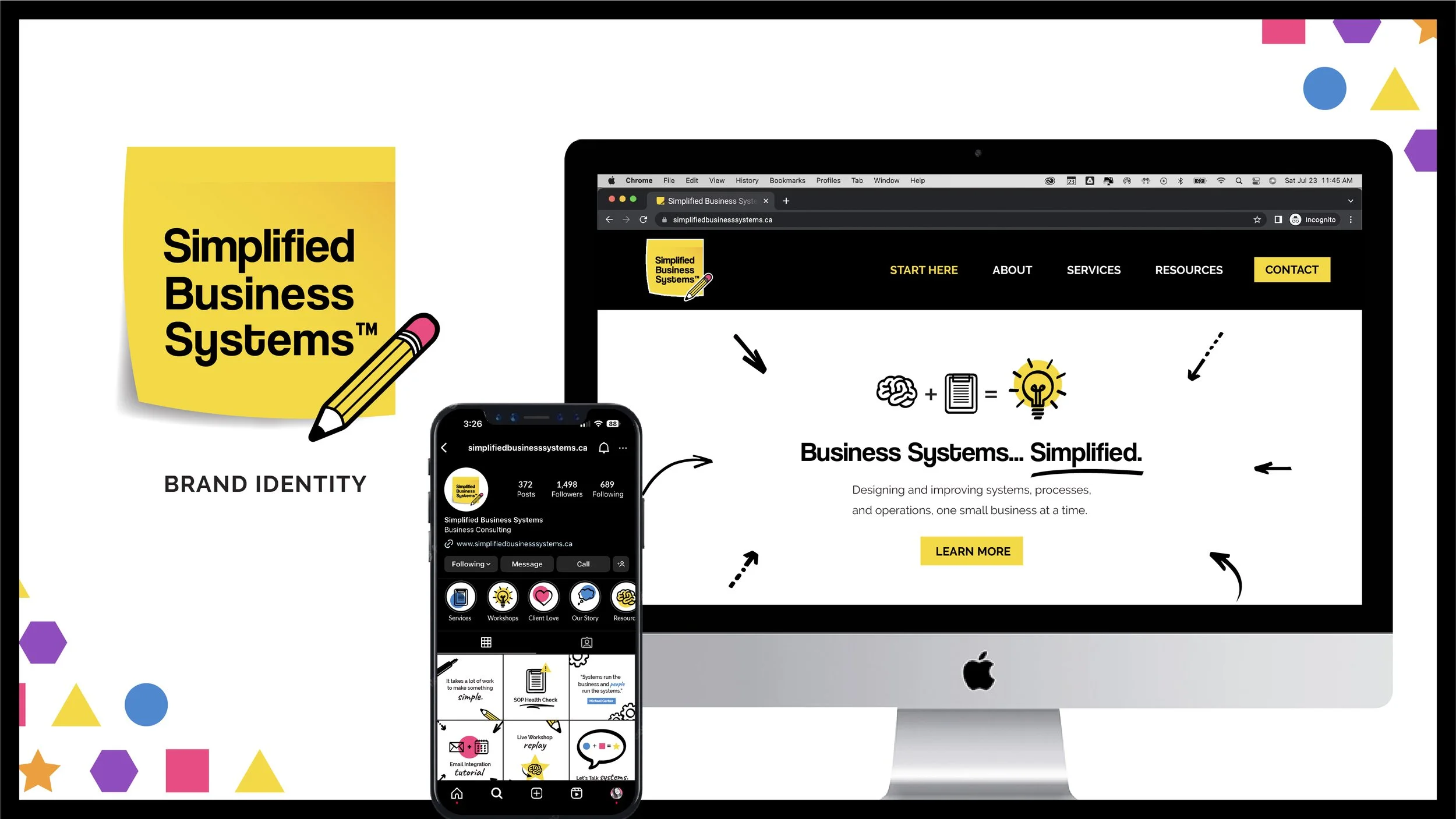 Simplified Business Systems Brand Identity