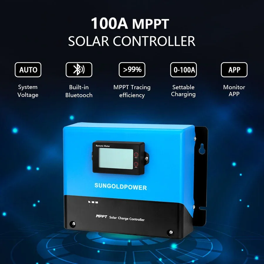 100A MPPT Charge Controller Features