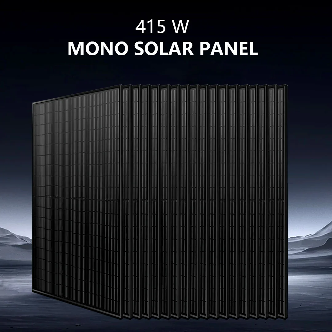 Multiple 415w Mono Solar Panels