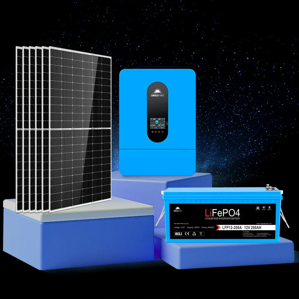 6500W RV Off Grid Solar Kit Split Phase components.webp