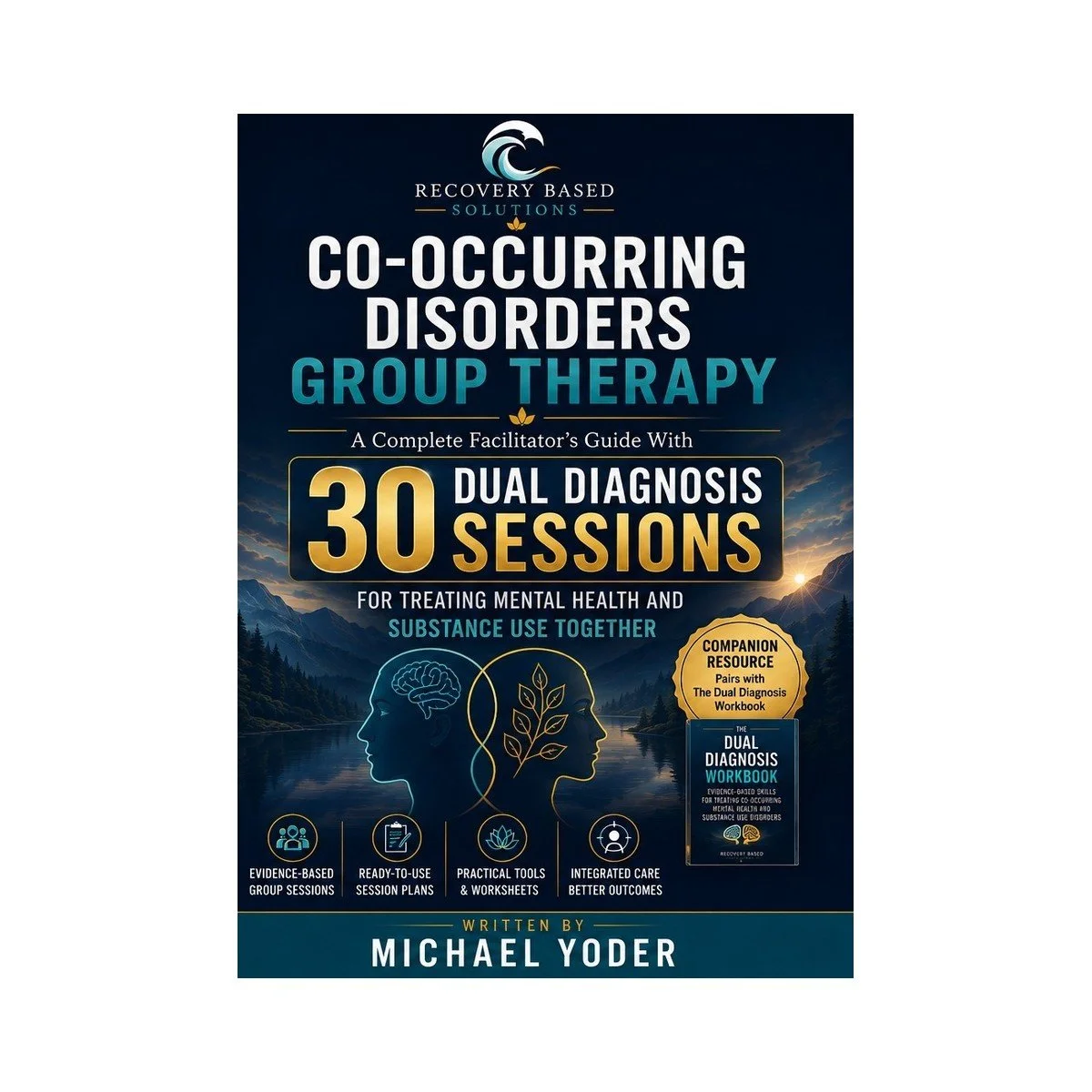 Co-Occurring Disorders Group Therapy workbook cover — dual diagnosis group sessions