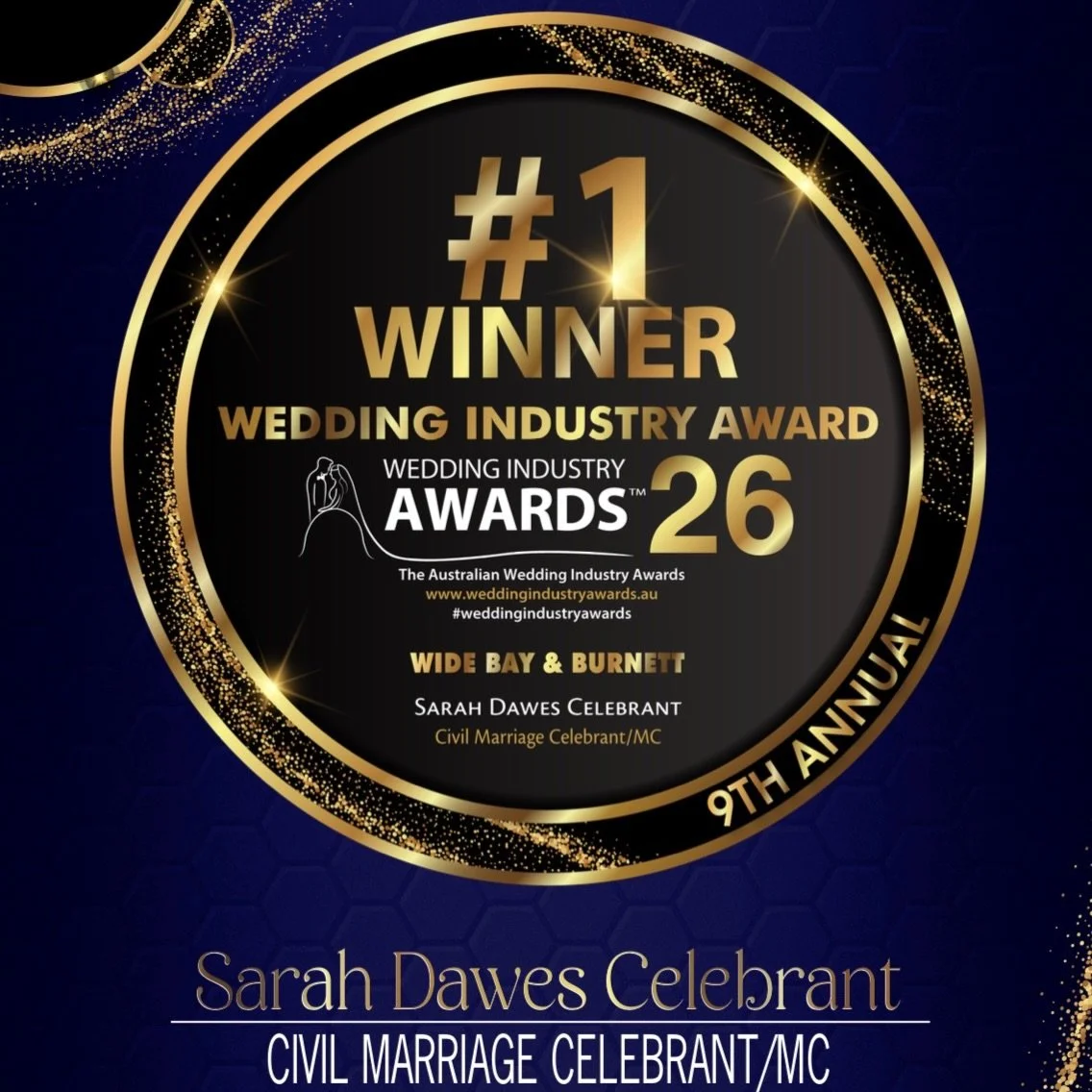 I&rsquo;m honestly a bit lost for words with this one&hellip; 🥹🔥

Winning #1 Celebrant &amp; MC feels really, really special.

To every couple who trusted me to tell your story, to hold the space, to bring the energy, and to create a ceremony that 