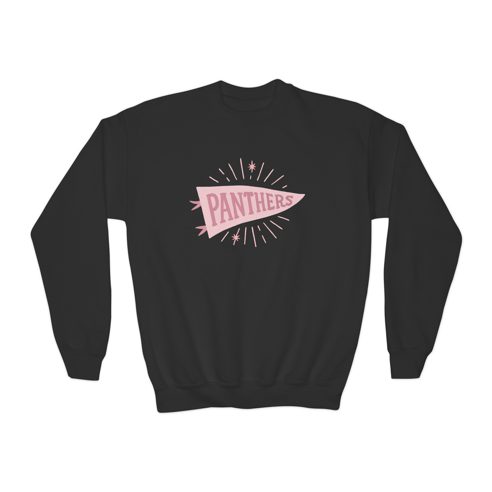 YOUTH Panthers Pennant Crewneck