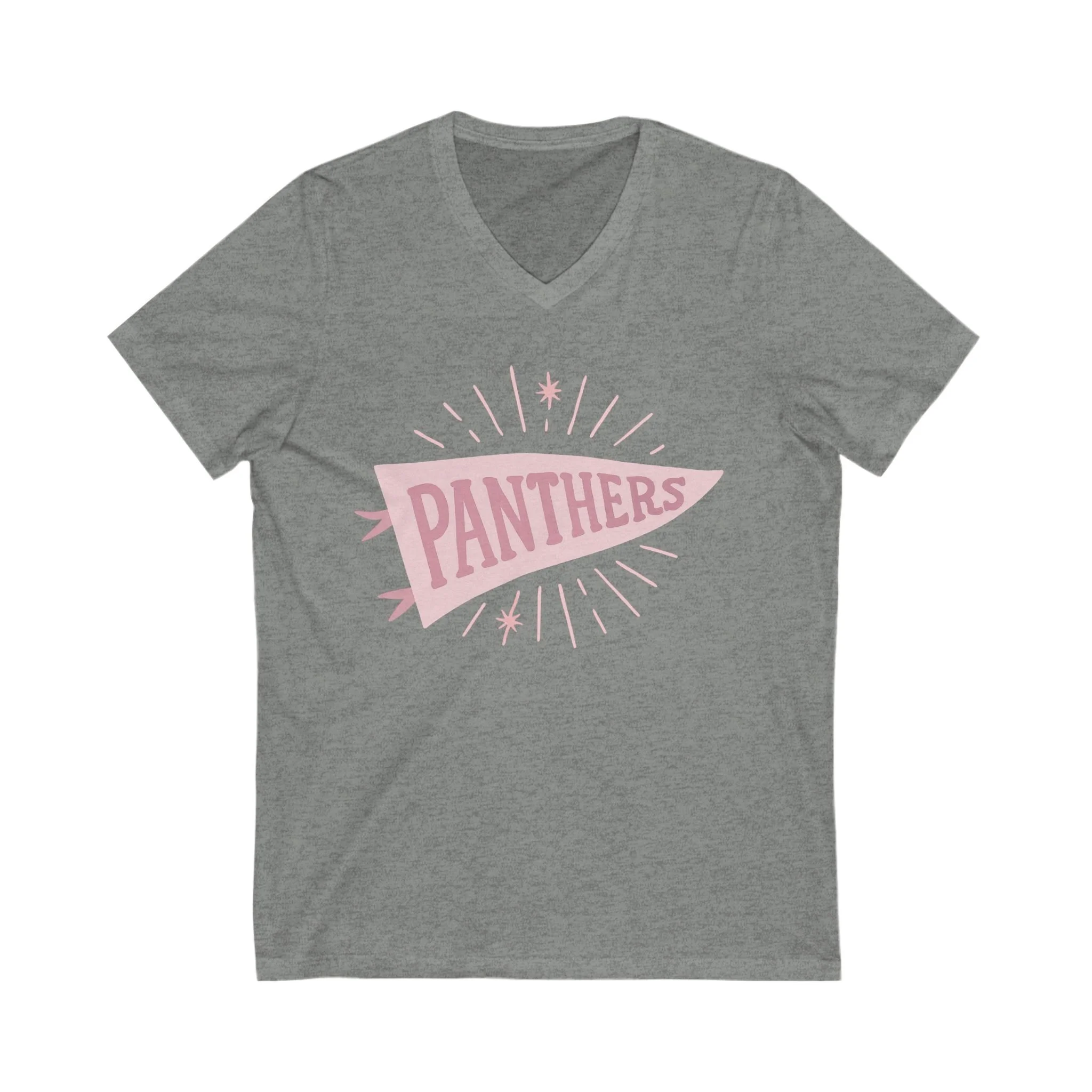 ADULT Panthers Pennant V-Neck