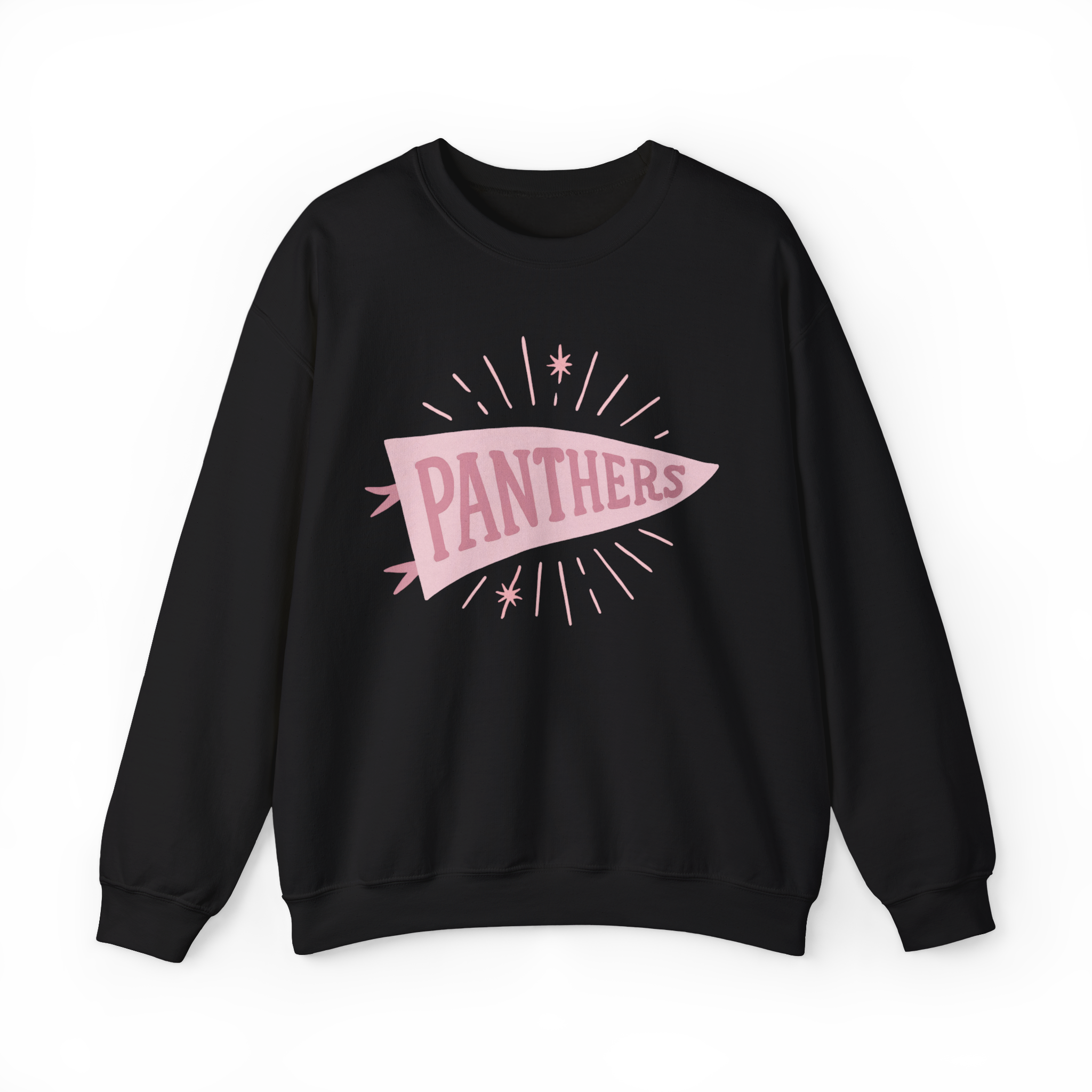 ADULT Panthers Pennant Crewneck