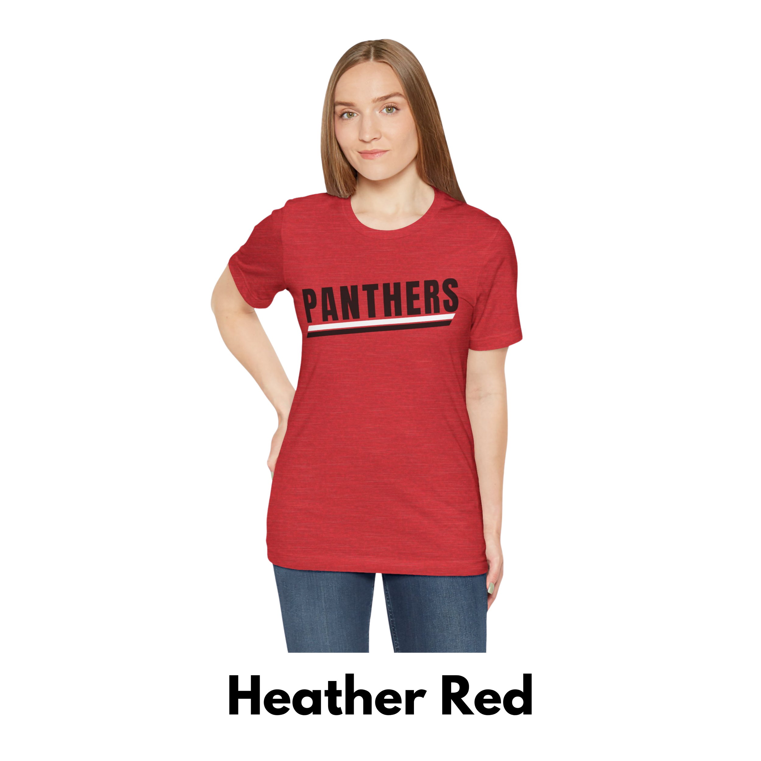 Adult Lined Panthers Tee