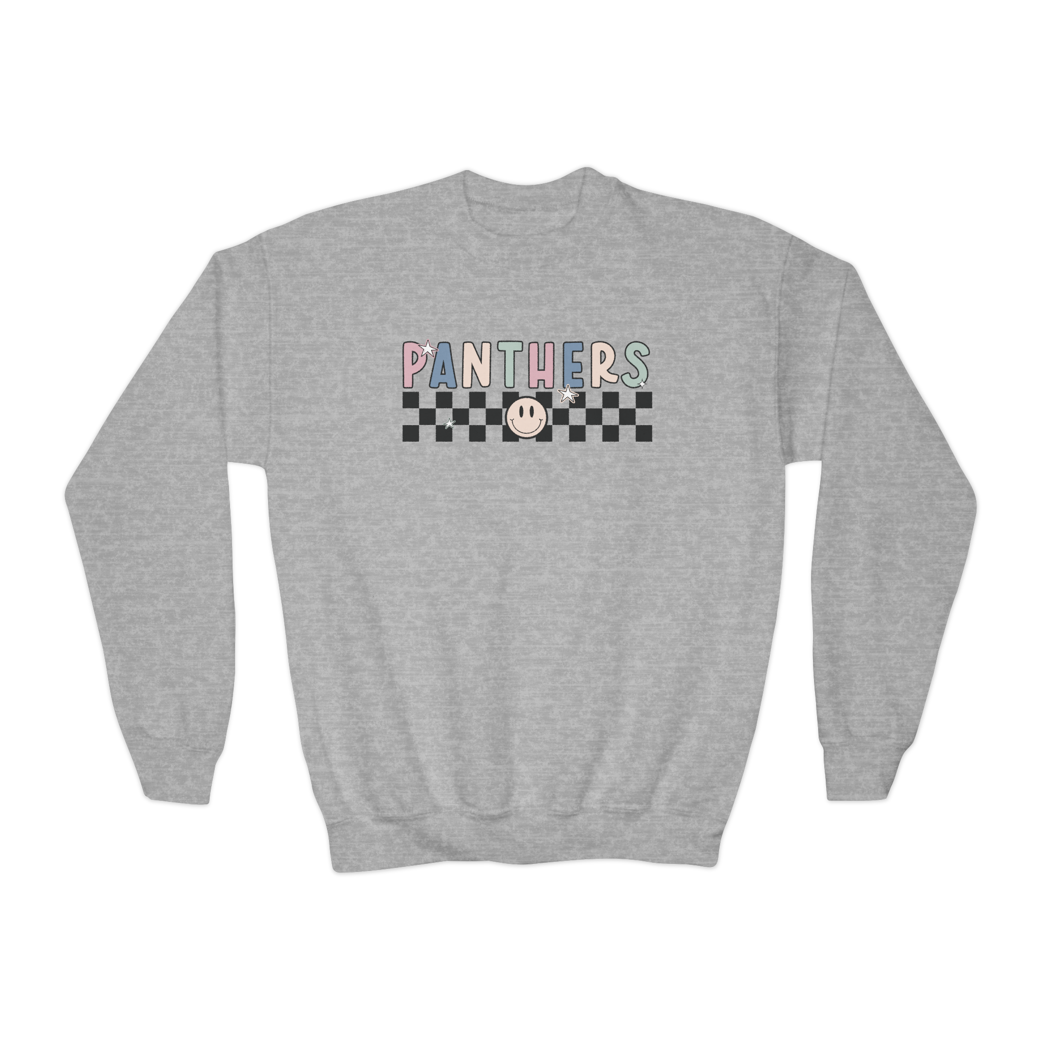 YOUTH Panthers Retro Vibe Crewneck