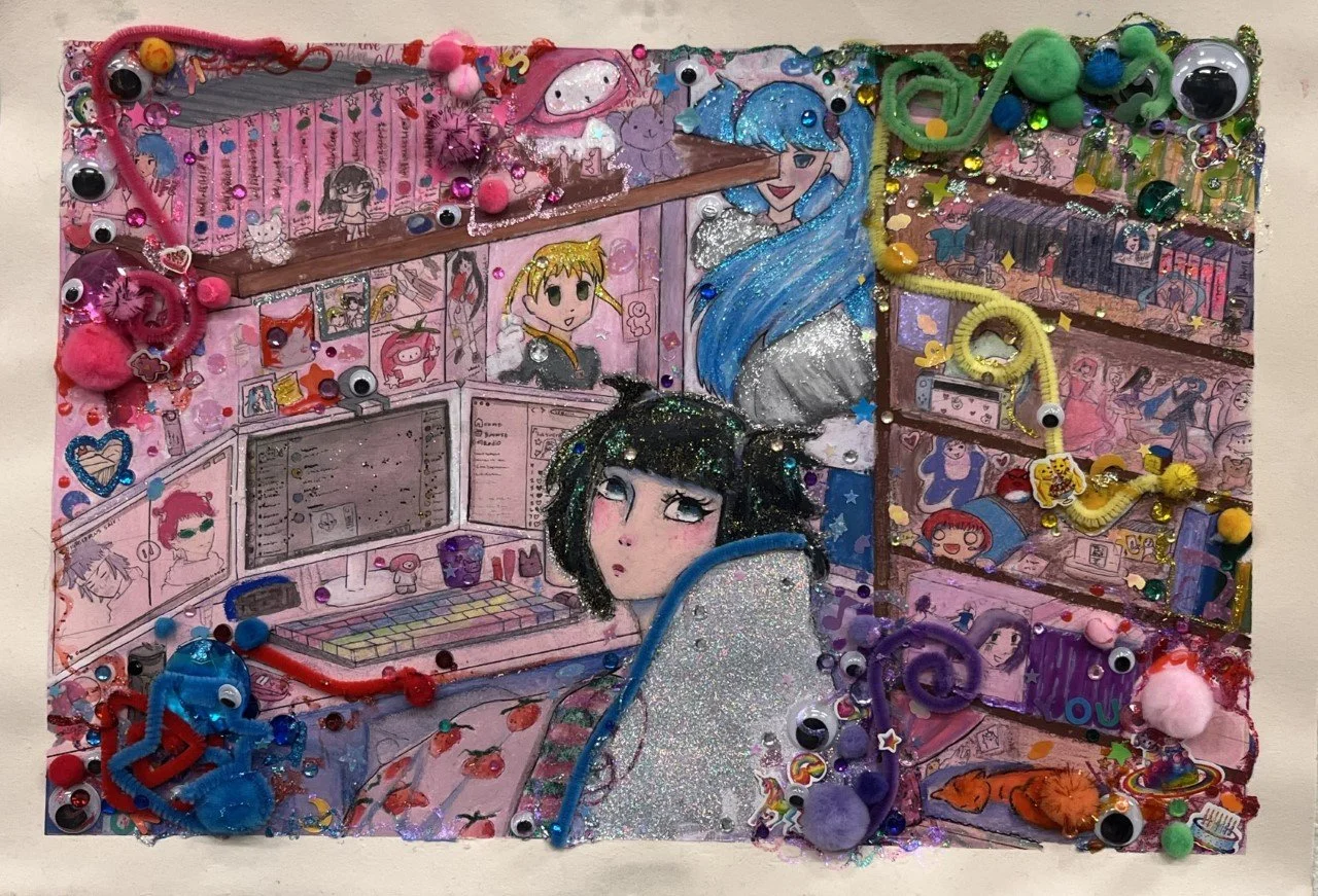 19 | "Claustrophobic Isolation"
| Mixed Media
| 22.5"x 16.75"
| 2022