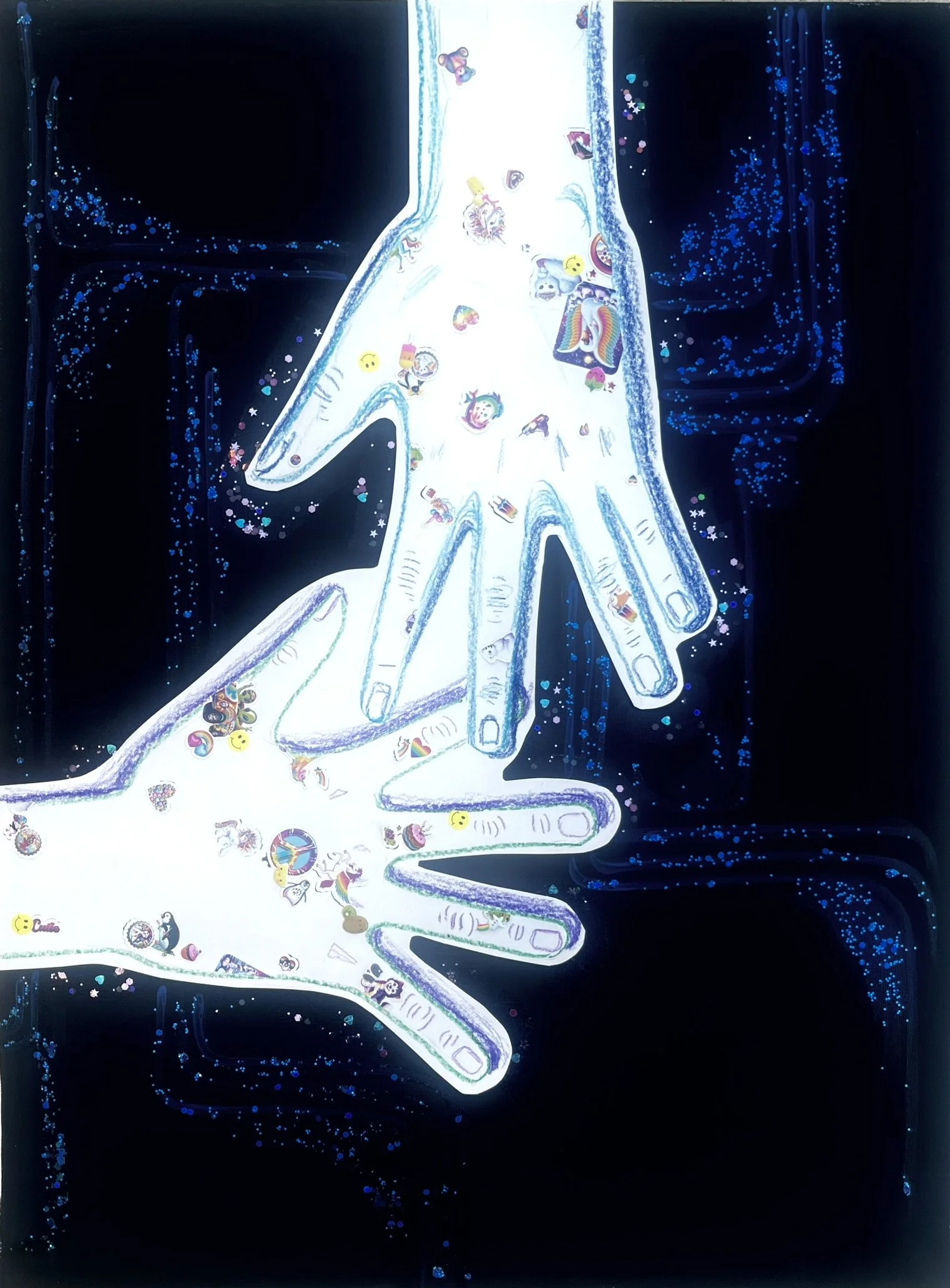 6 | "Disconnected"
| Mixed Media
| 24"x 18"
| 2023