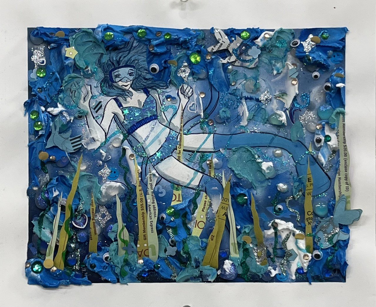 16 | "Hidden in Plain Sight"
| Mixed Media
| 11.5"x 13"
| 2022