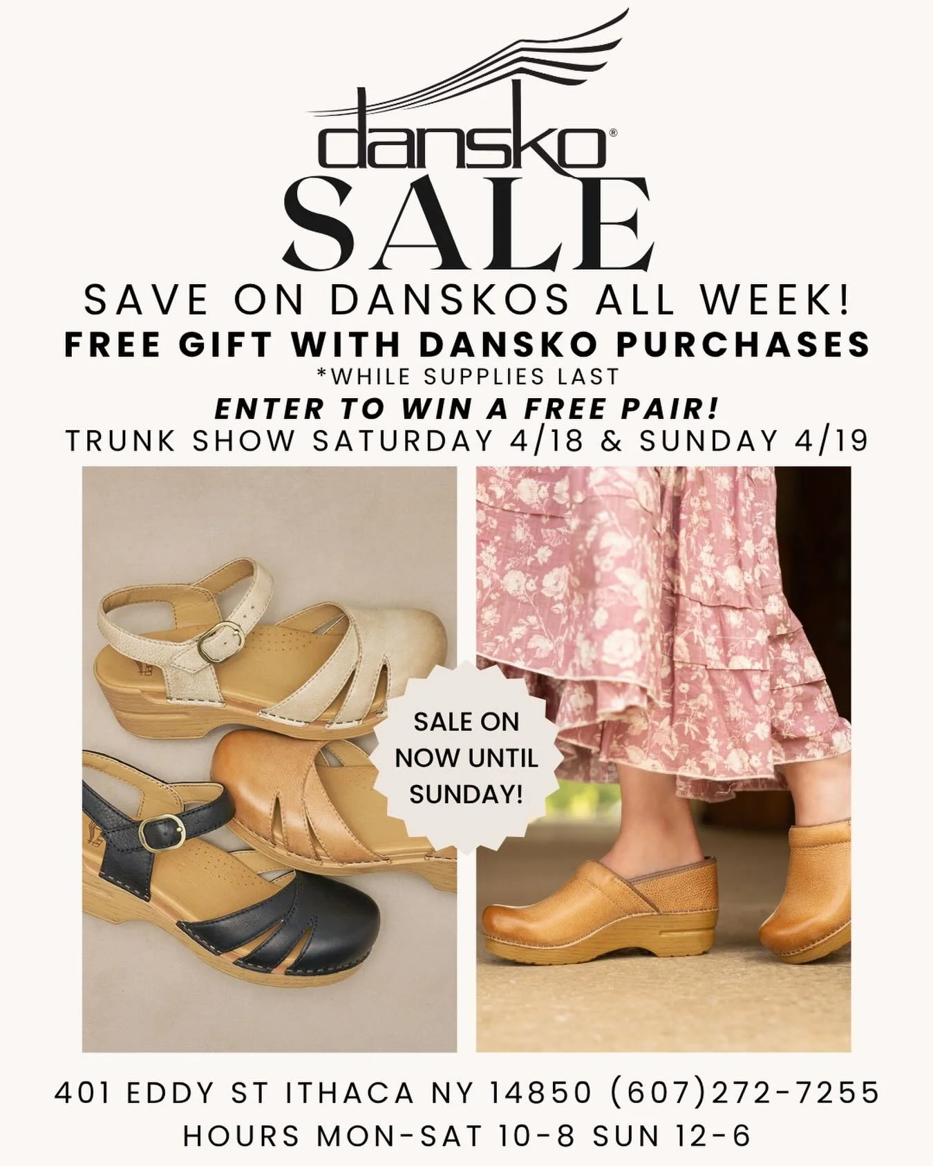 Dansko Week! #ithaca #ithacany #cornelluniversity #fingerlakes