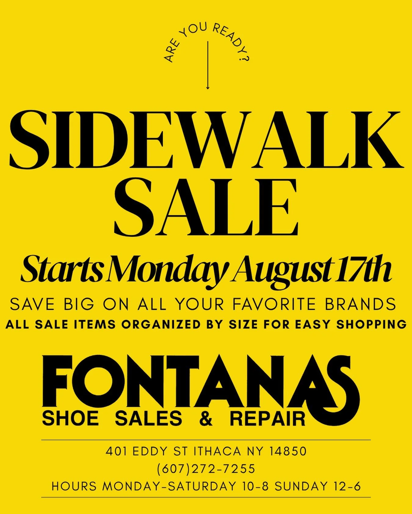 Our biggest sale of the year! #cornelluniversity #ithaca #ithacany #ithacacollege #fingerlakes