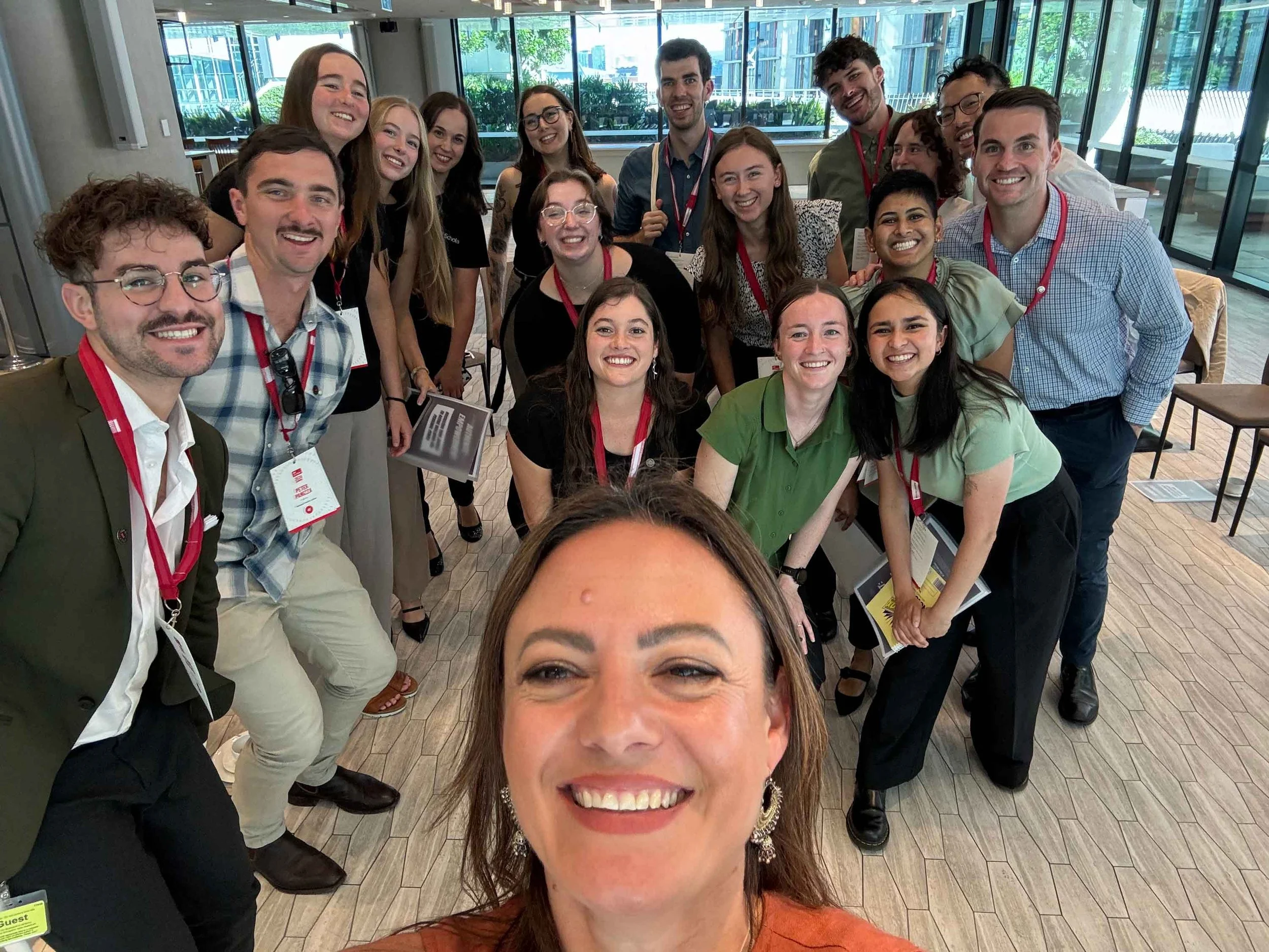 Dr Tiff conducting an organisational wellbeing workshop