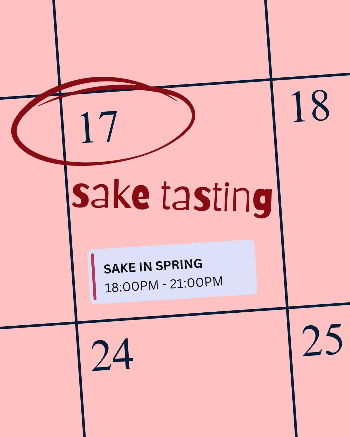 .

Yesssssssssssssssss! 
It&rsquo;s happening again x 🌸🍶🍱

Sake in Spring returns this October with another beautiful selection of sakes, thoughtfully paired with delicious plates.

Once the booking link goes live tickets sell out fast, so get rea