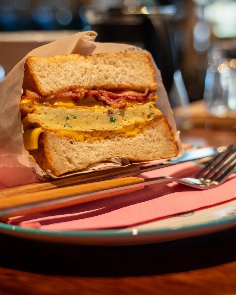 .
chacha&rsquo;s classic tamago x bacon sando with @beerenbergfarm chilli jam and american cheese on @prove_patisserie shokupan. 

📷 @garhousephotos 

#chachabar #adelaide #southterrace