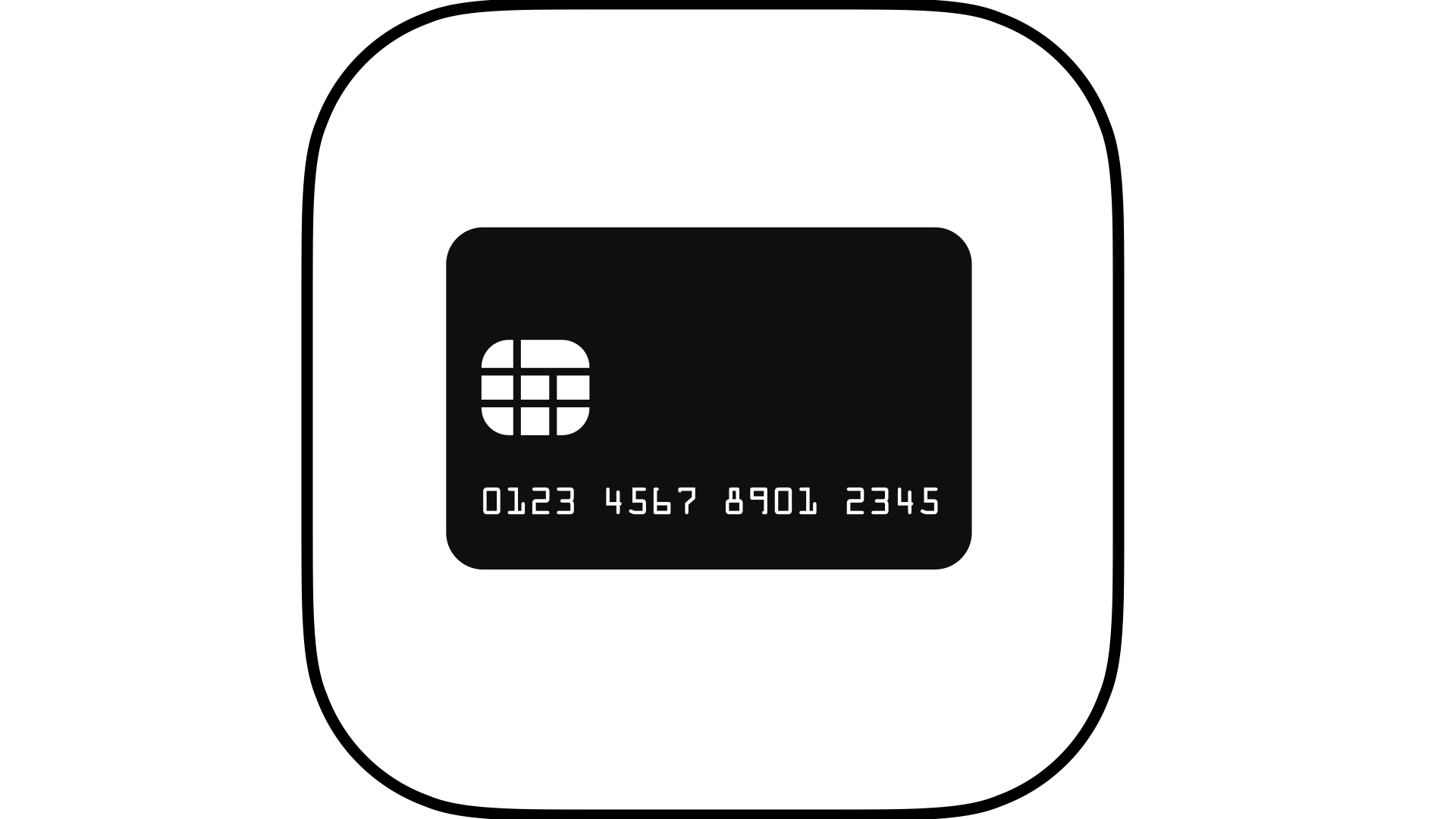 Black background with a graphic of a credit card and a hand holding a smartphone with a dollar sign icon, representing digital payment.