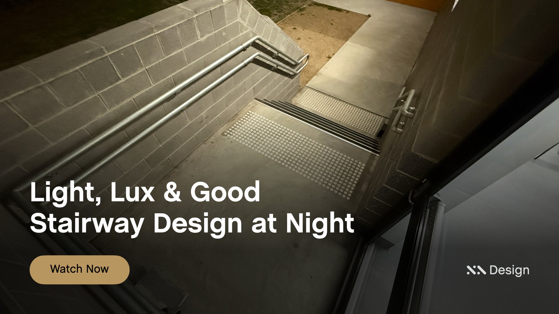 Light, Lix & Good Stairway Design ay Night