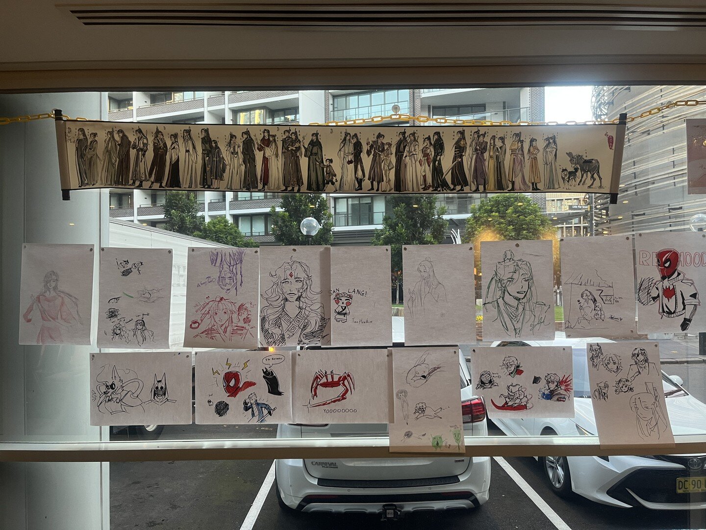 Doodling

What a beautiful art wall that will be worshipped everyday in Puqi Shrine!

#Danmei4eva #danmei4evaPMG #Danmei4evaParadiseManorGathering&nbsp;#danmei&nbsp;#danmeimerch&nbsp;#chinesebl&nbsp;#danmeimeeting&nbsp;#danmeicosplay&nbsp;#tgcf&nbsp;