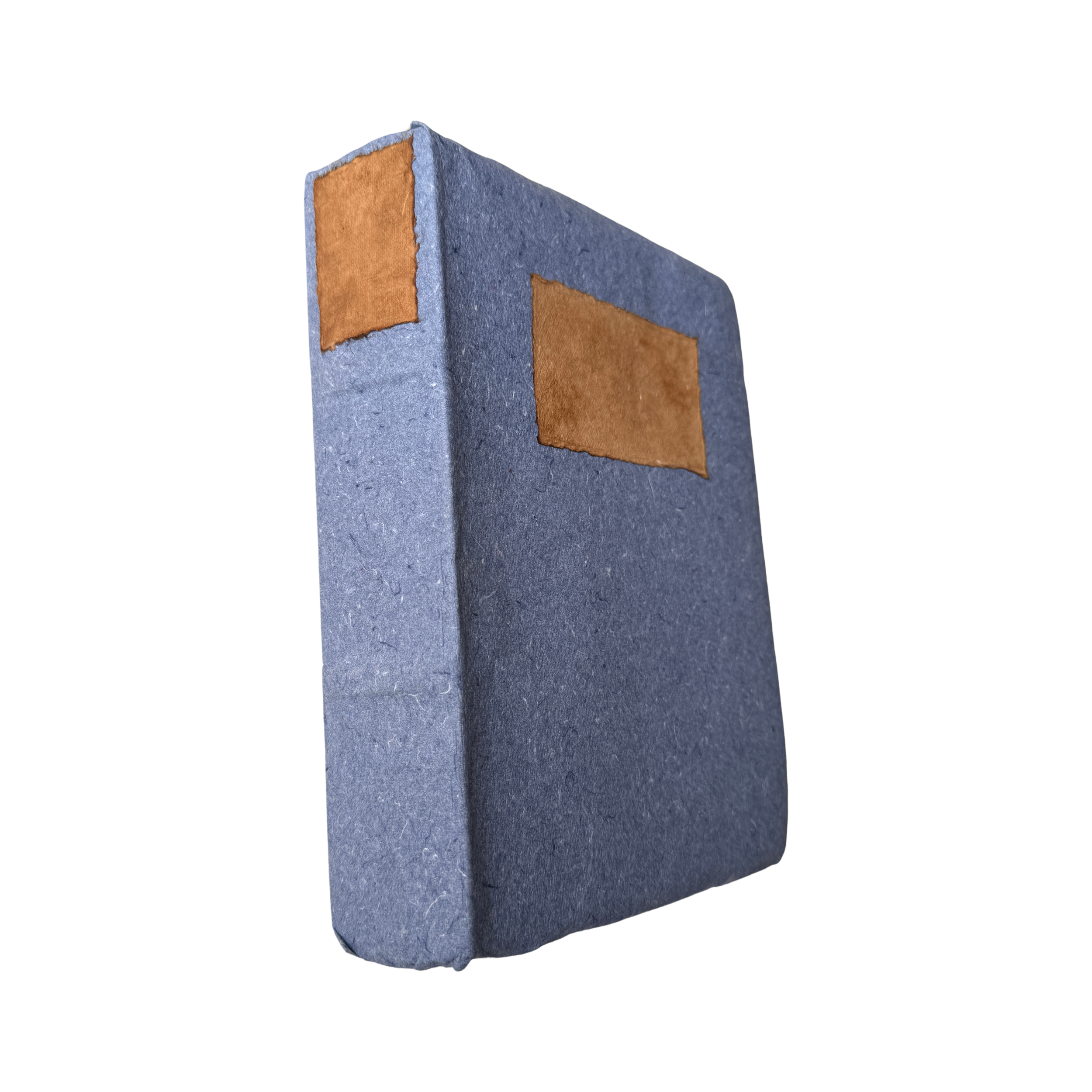 THE MEMORY GUARDIANS BIBLIO GRAPESEED COTTON PAPER NOTEBOOK LARGE WASHED BLUE DENIM JEANS COVER 3.png