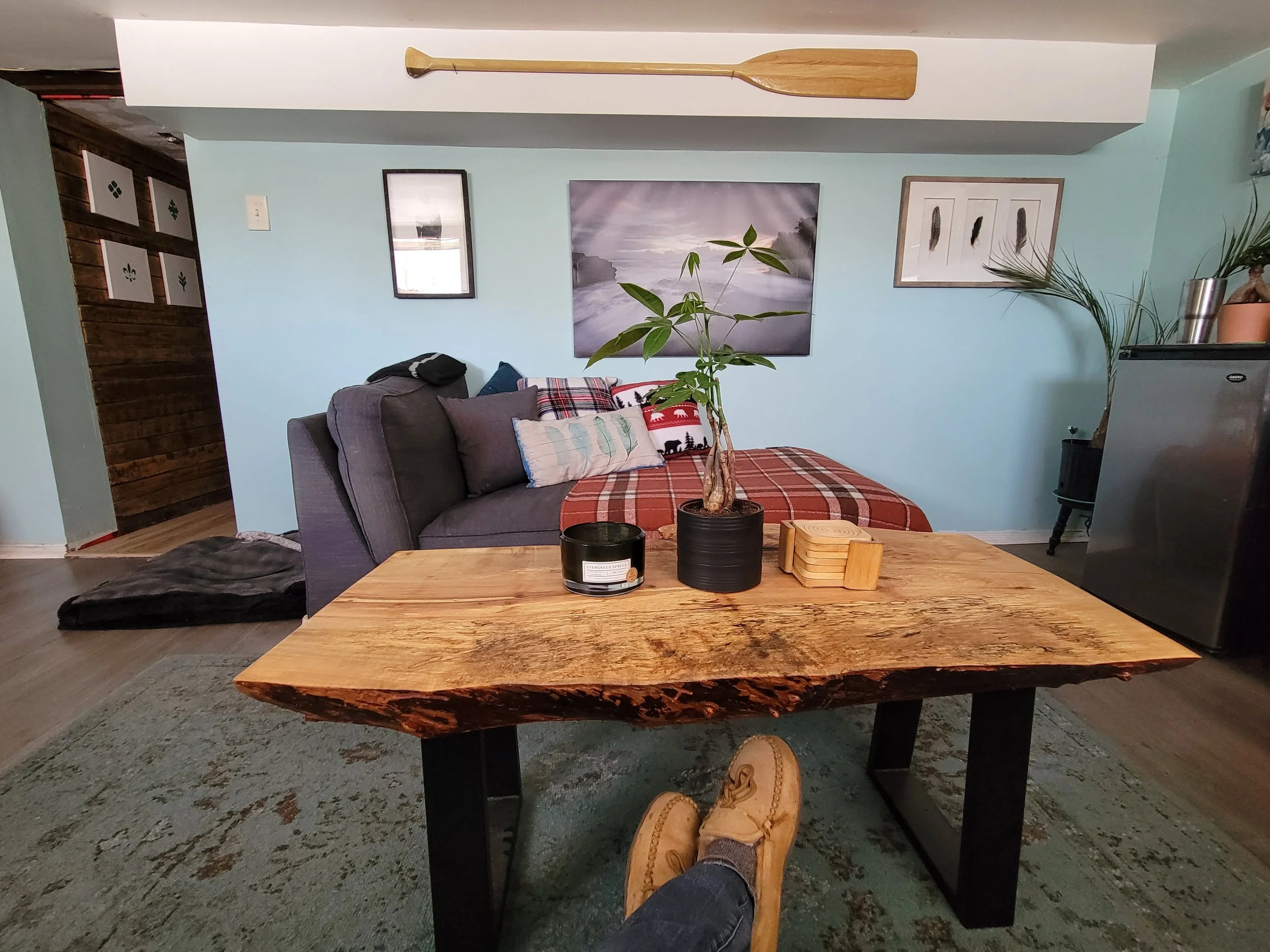 Live Edge Maple Coffee Table