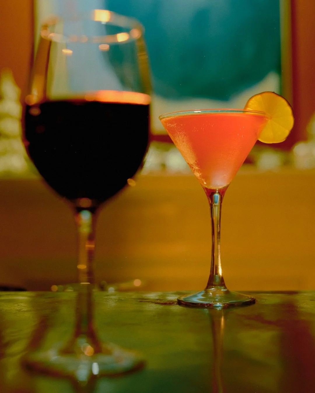 Wine, olives. The rest is up to you.

#NaturalWine #CraftCocktails #TableForTwo #GoodFood #EveningOut​​​​​​​​​​​​​​​​