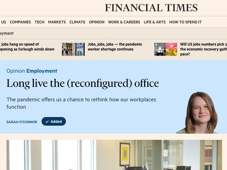 Artikel med Mia Öhrn i Financial Times