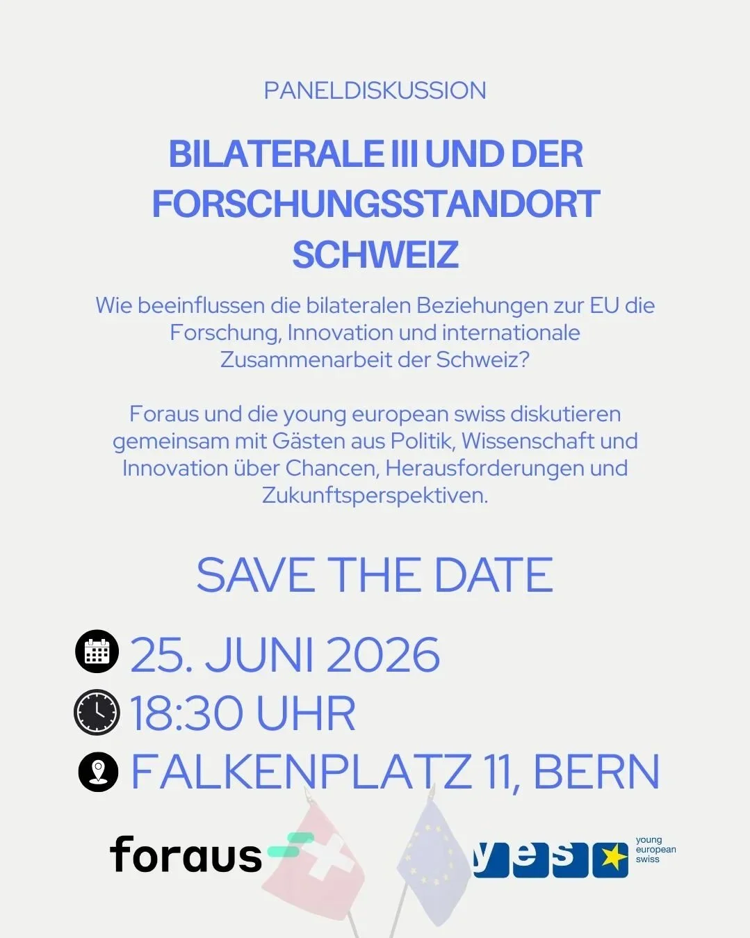 Panel-Diskussion mit foraus Schweiz