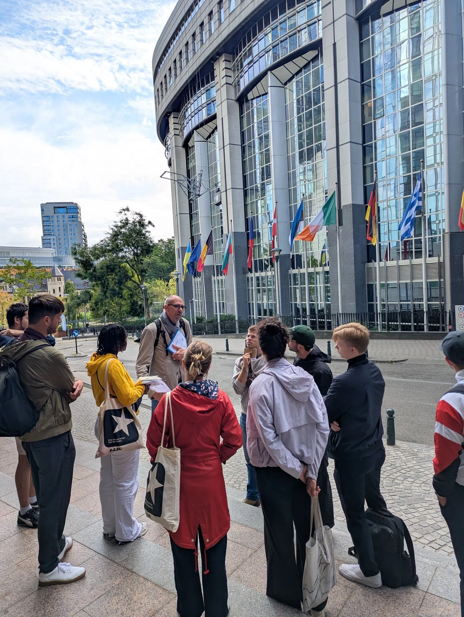 Gruppenführung in Brüssel