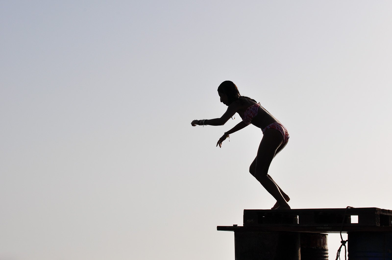 ”La plongeuse, Arles, 2012”