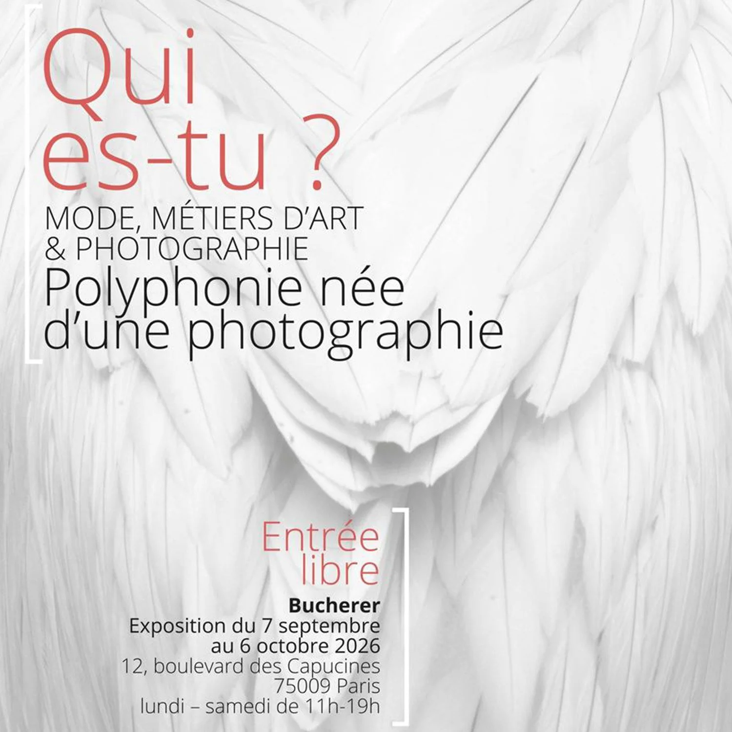 “Qui es-tu ?” | Du 7 au 6 octobre 2026, Bucherer, Paris