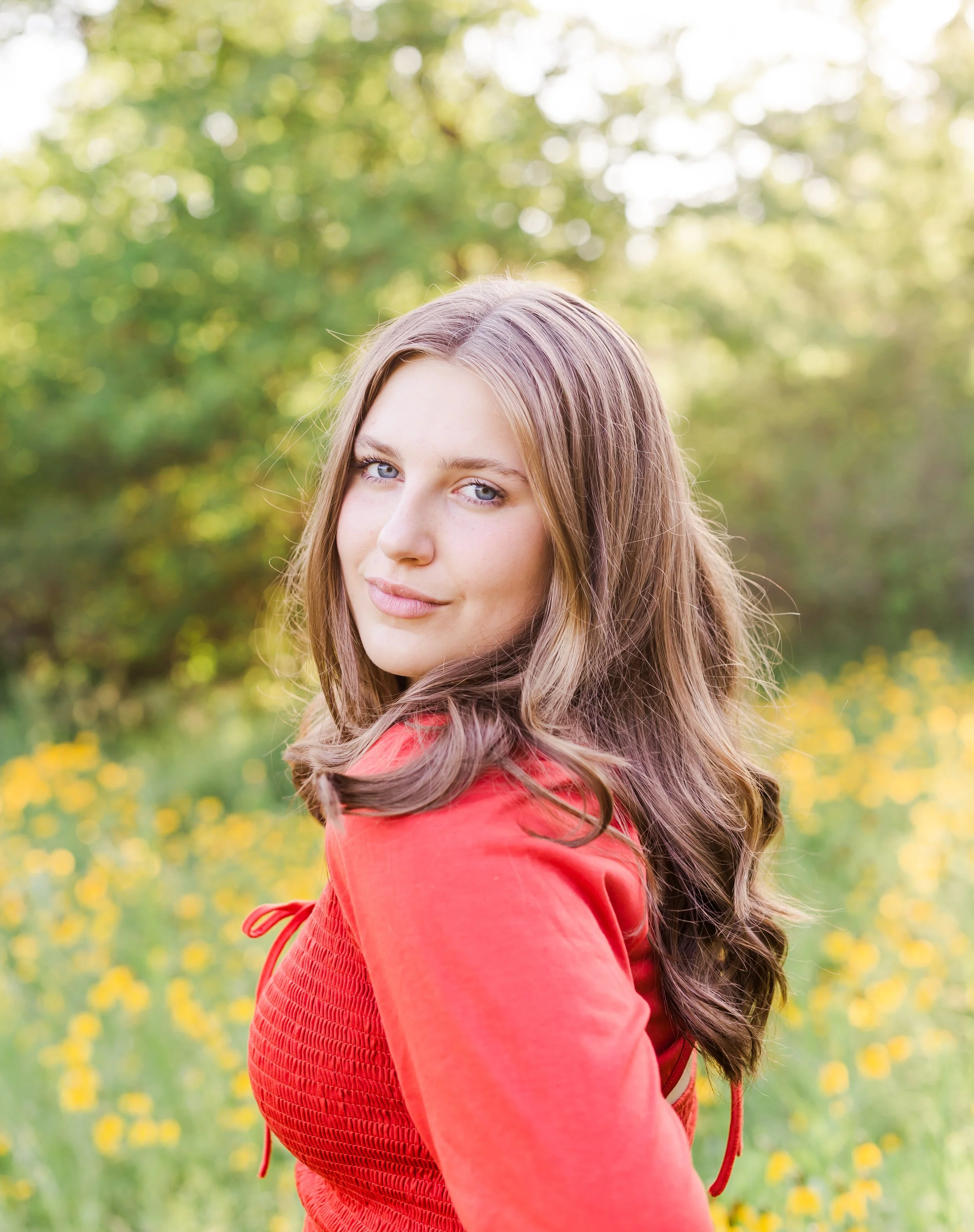 Senior in Wildflowers