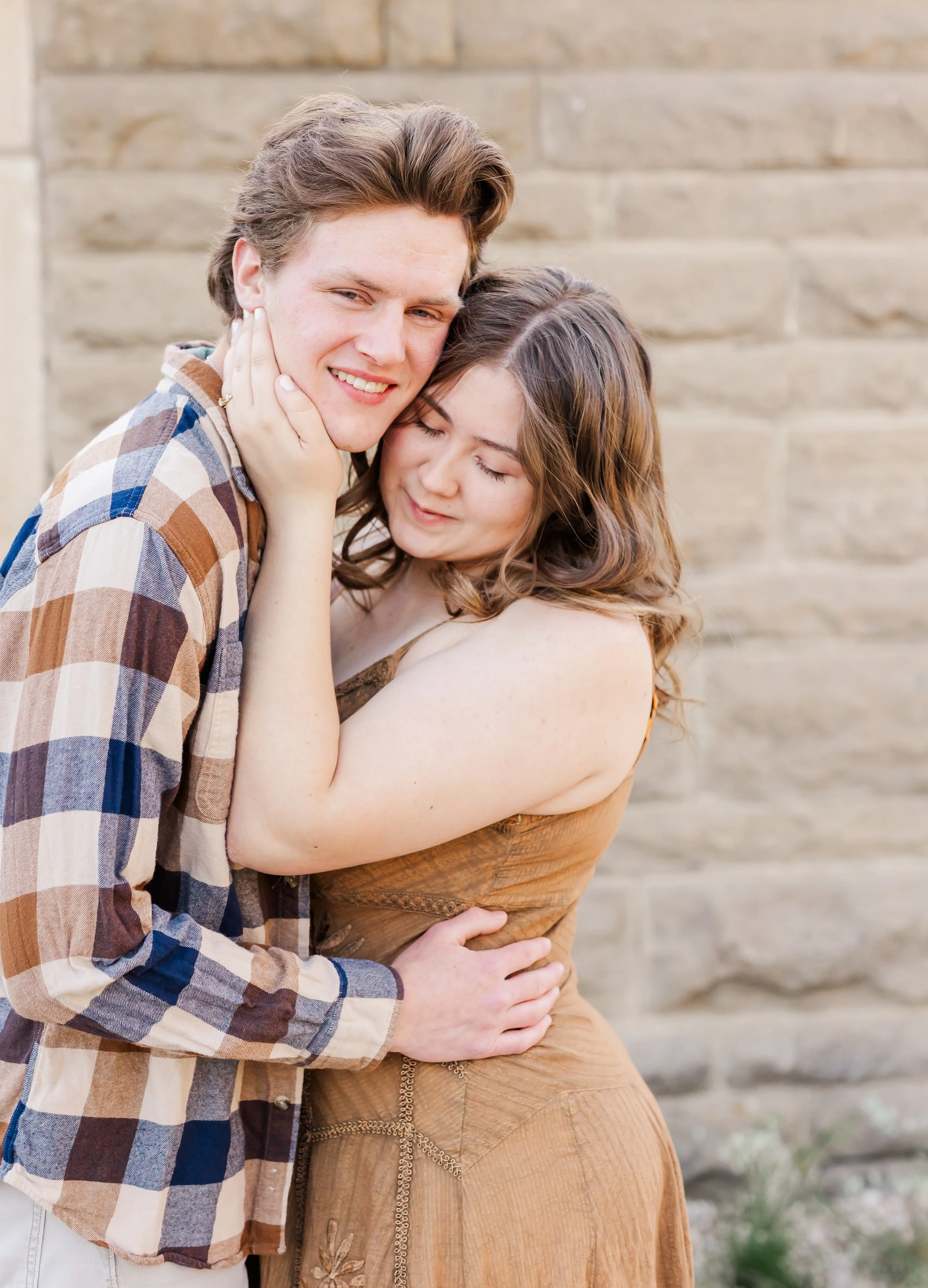 Carson and Zaidah’s Engagement  Session at the Old Idaho Penitentiary | Boise Engagement Photographer 