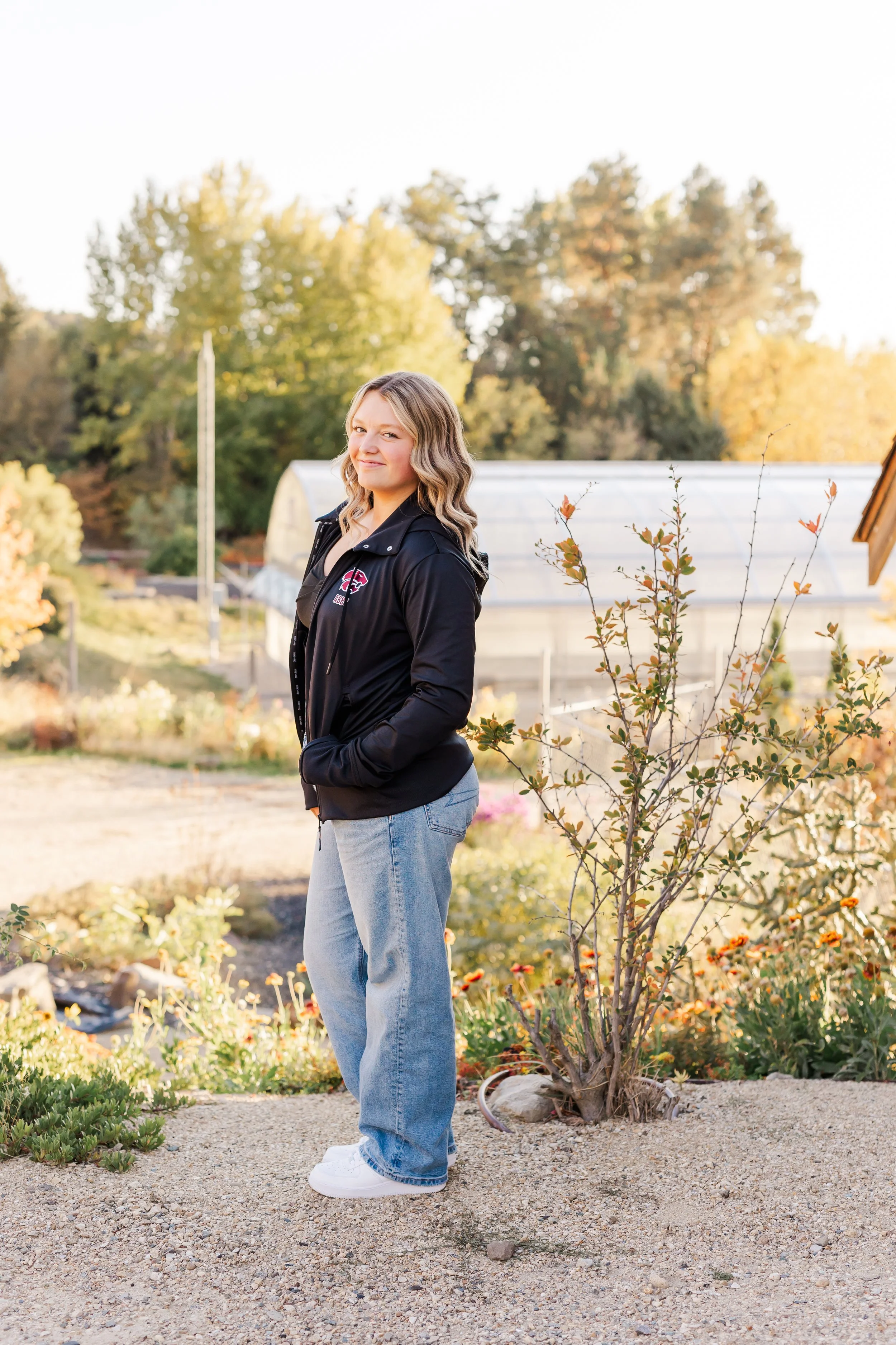 Senior Portraits in dance team uniform