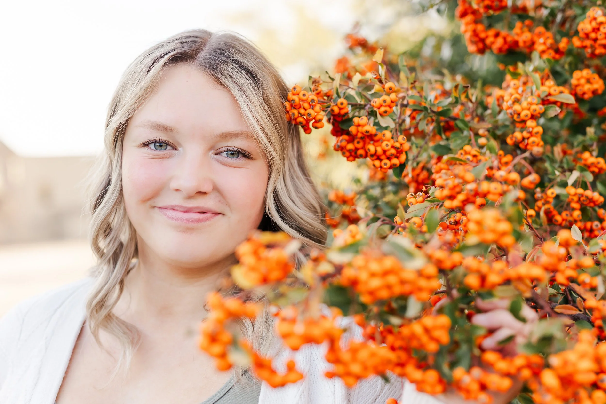 Fall colors for senior portraits