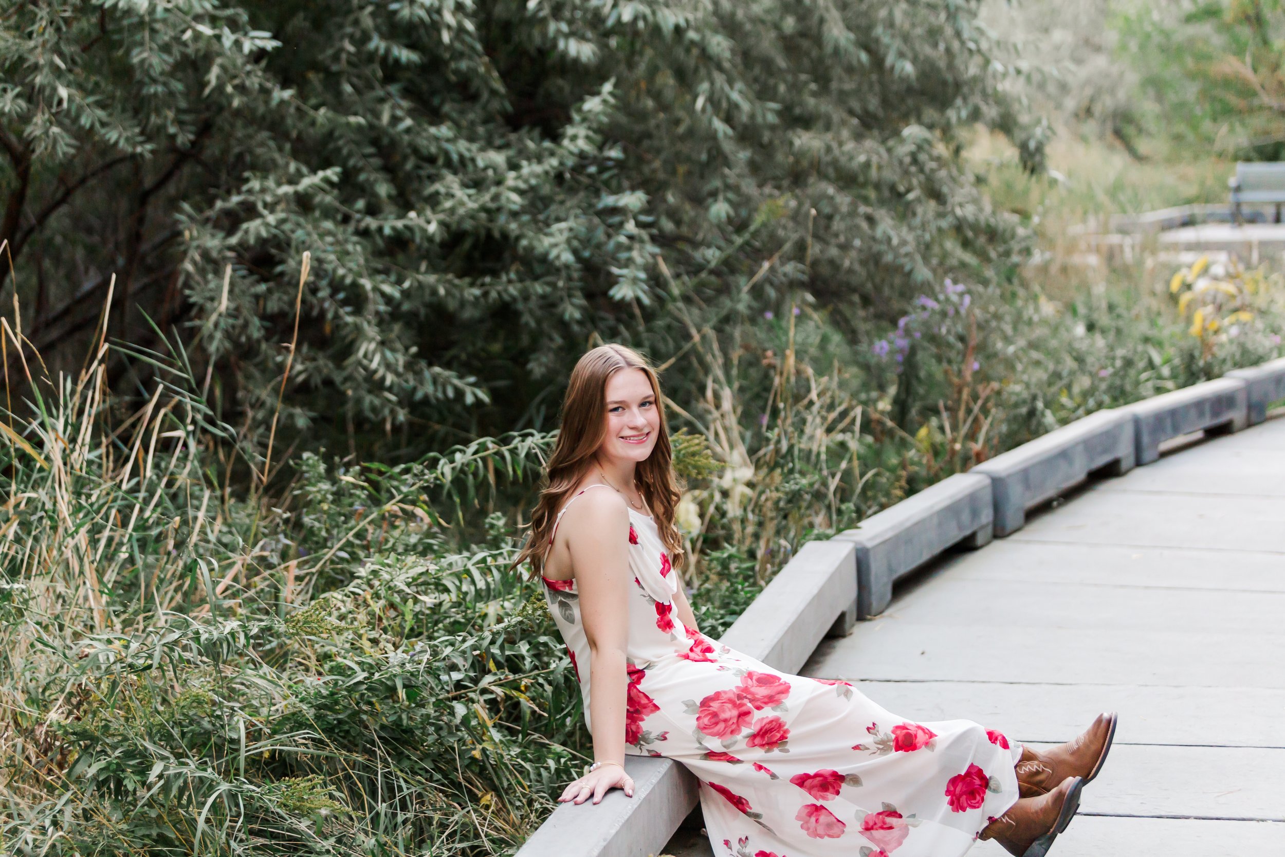 Sitting on a bridge