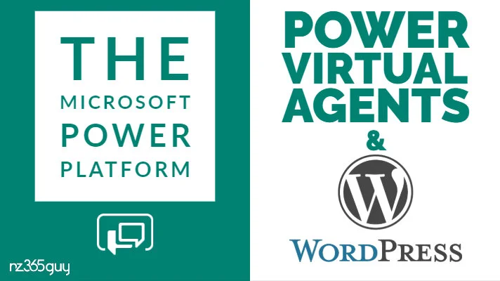 Learning the Power Platform – Power Virtual Agents & WordPress