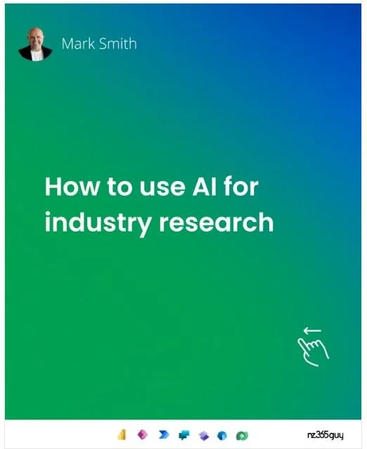         How to use AI for industry research