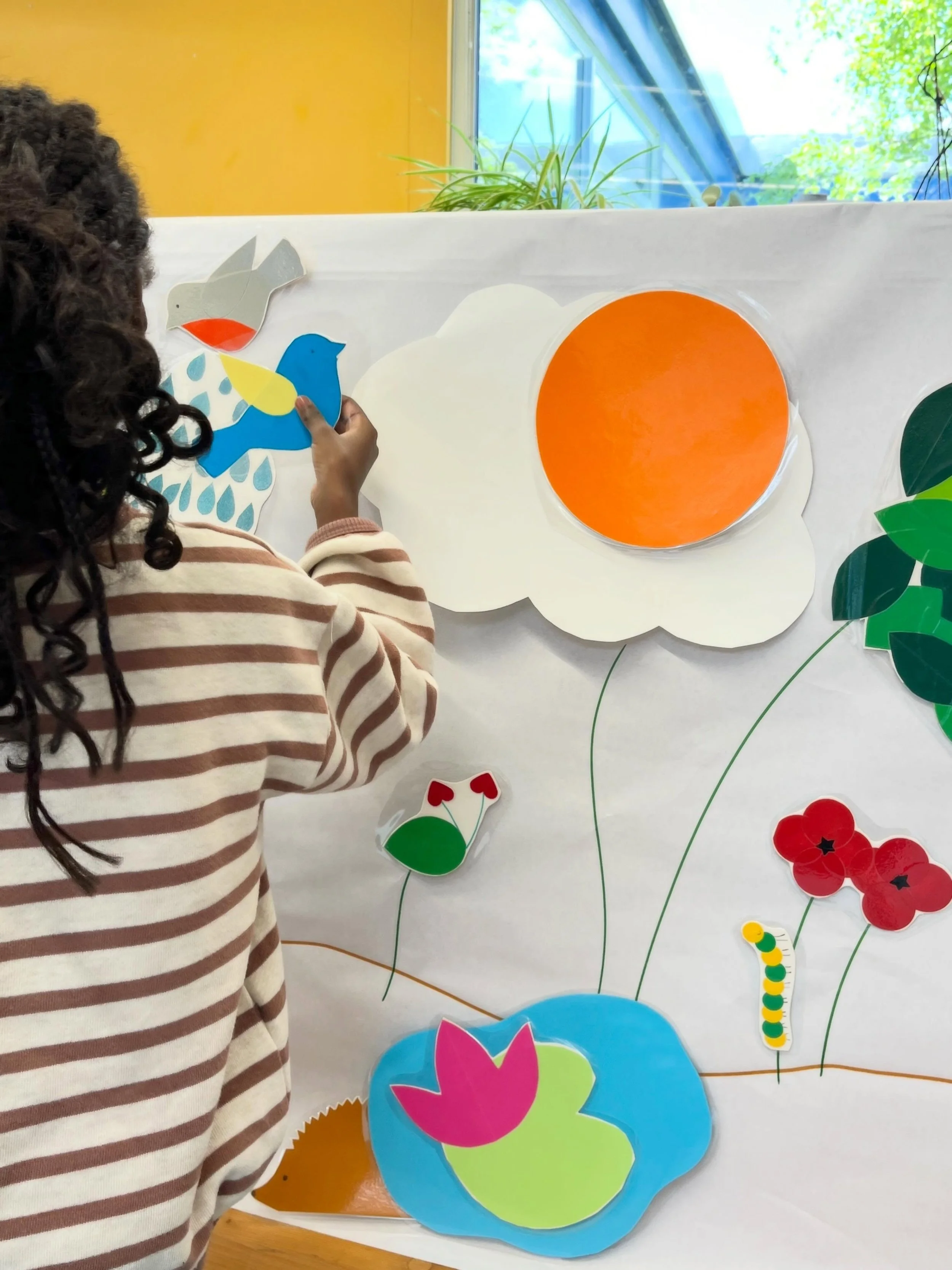 &Agrave; la maternelle des Quatre Vents de Conflans Sainte Honorine... le jeu-jardin avance bien... 🌞🪲❤️