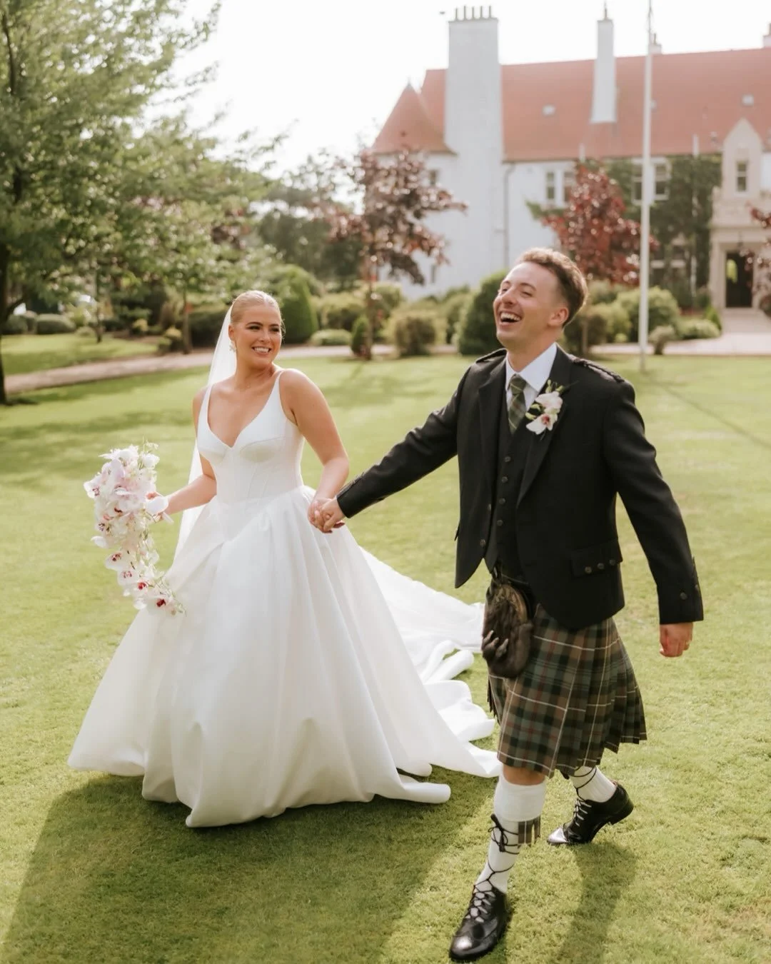 @mhairimcfarlane &amp; @arronmcquade 🤍

Honestly&hellip; what a day.

I&rsquo;ve known Mhairi&rsquo;s family for around 20 years, so getting to photograph this one was pretty special. From the minute I arrived at Lochgreen until the minute I left, t