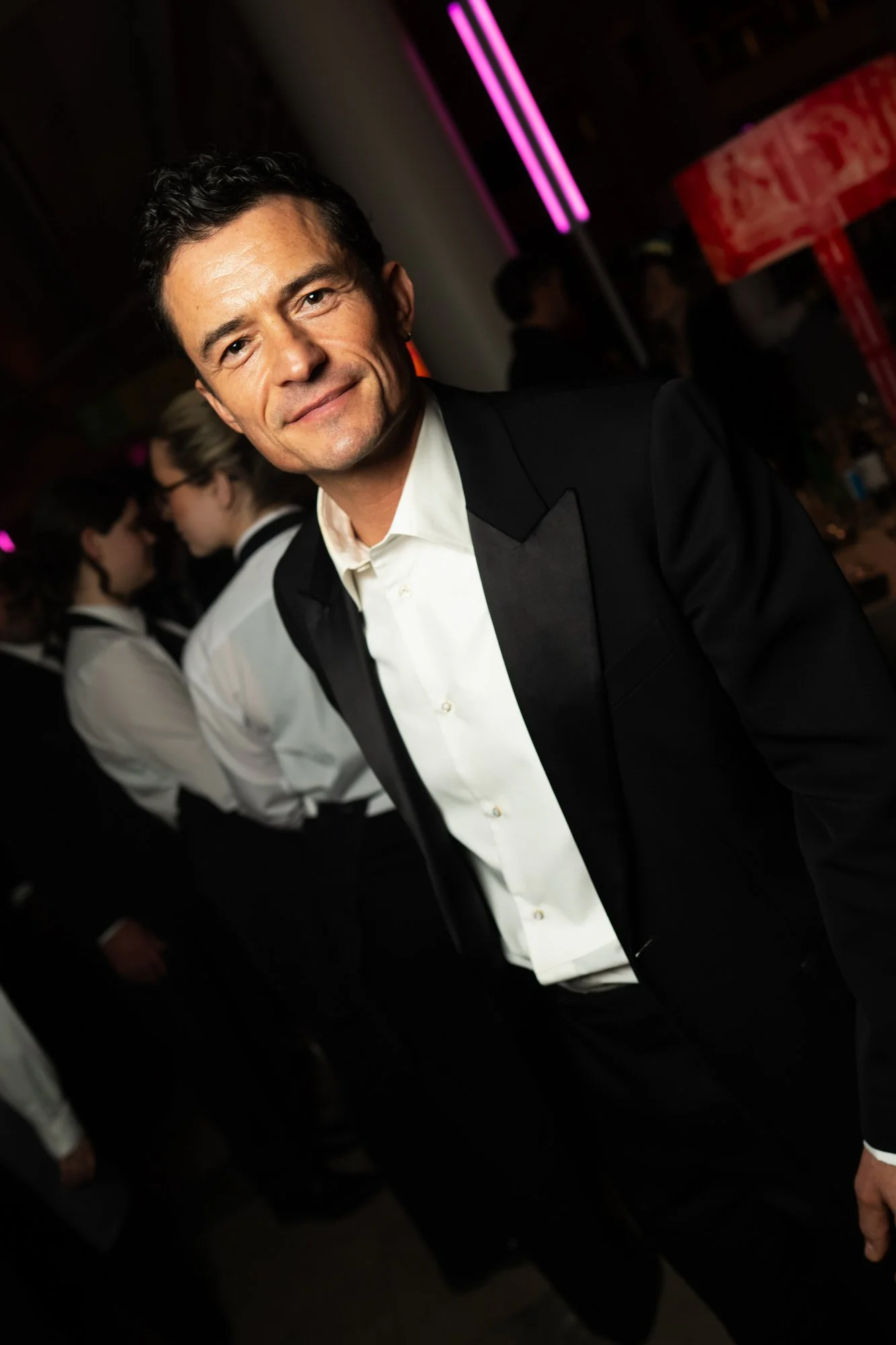 Orlando Bloom at the reception following the 2025 BAFTA Film Awards.