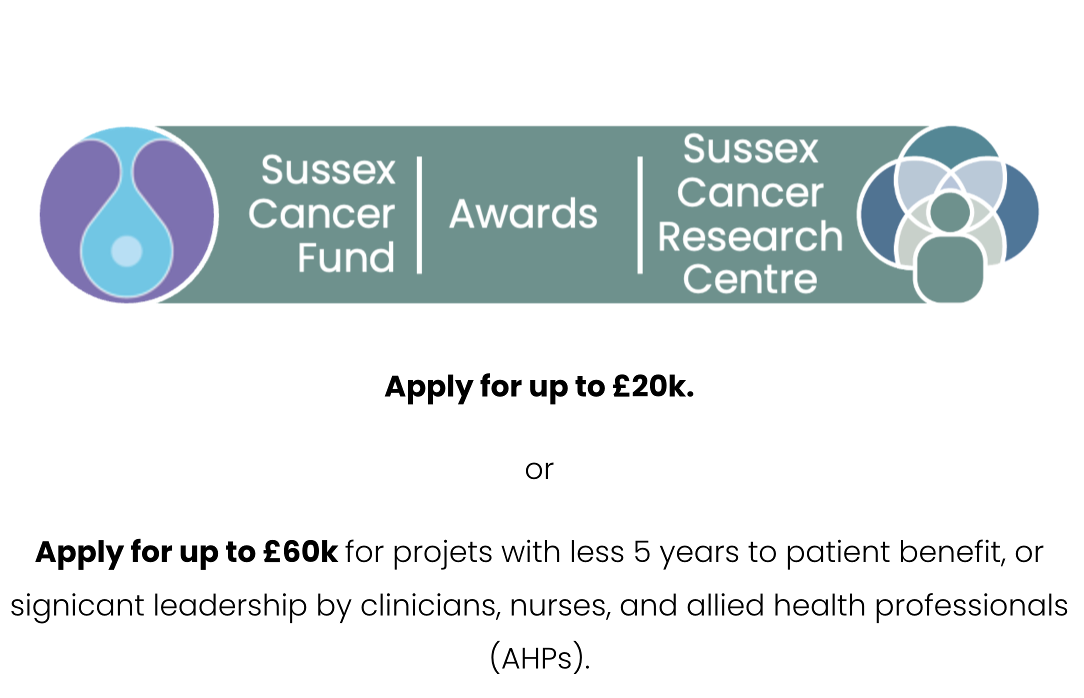 Announcing new Funding Opportunity: Sussex Cancer Fund x SCRC Awards 